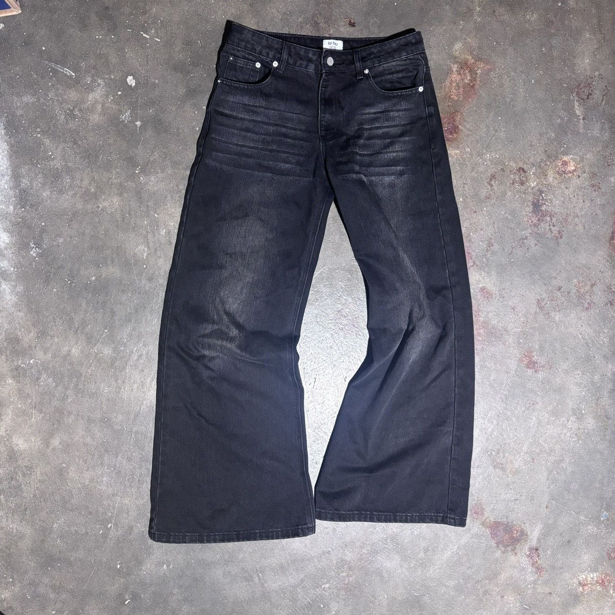Other krhu Black Flared Jeans Size US 30 / EU 46 - 1 Thumbnail