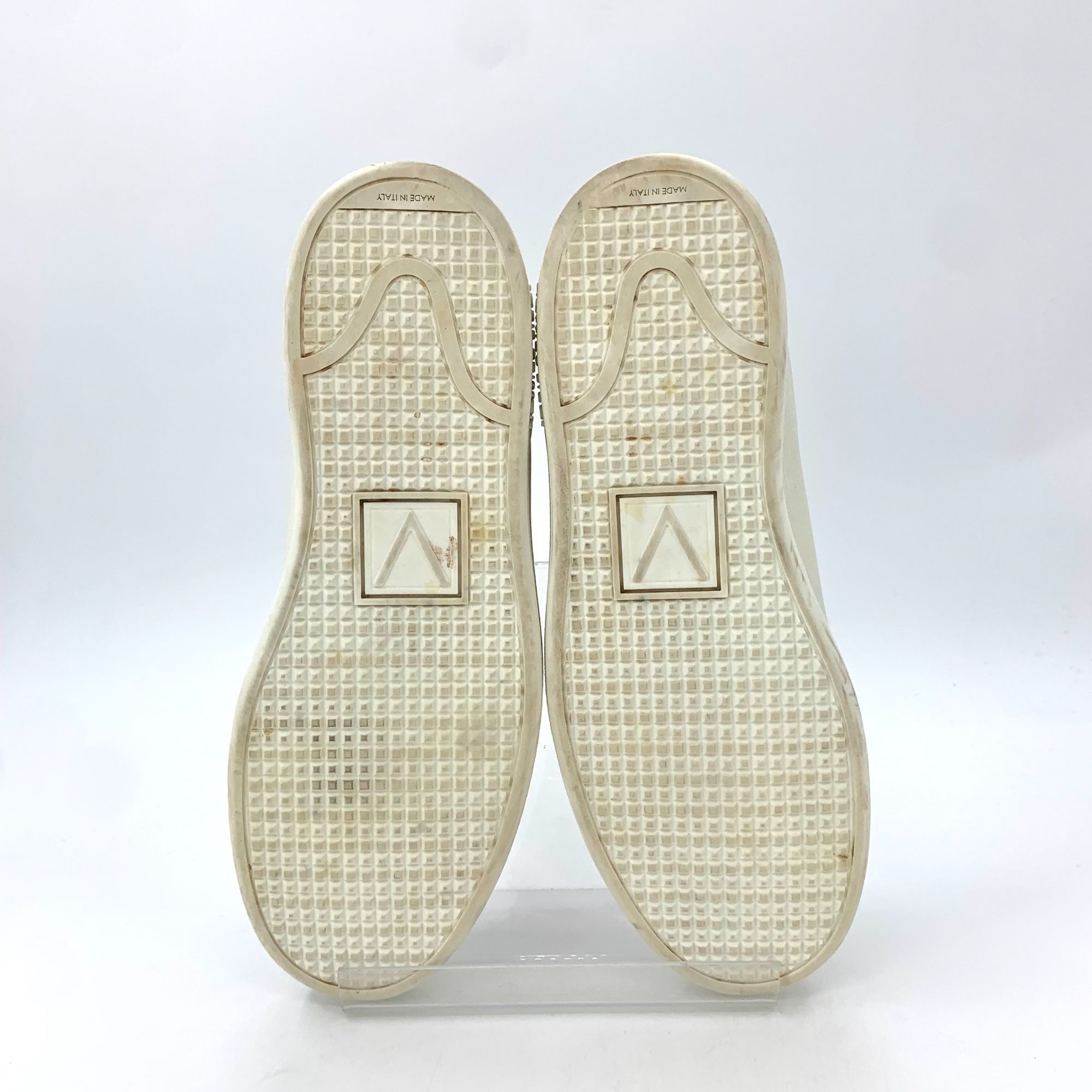 Louis Vuitton Louis Vuitton White Ripple Texture Leather Low-Top Casual Sn Size US 6 / EU 39 - 4 Thumbnail