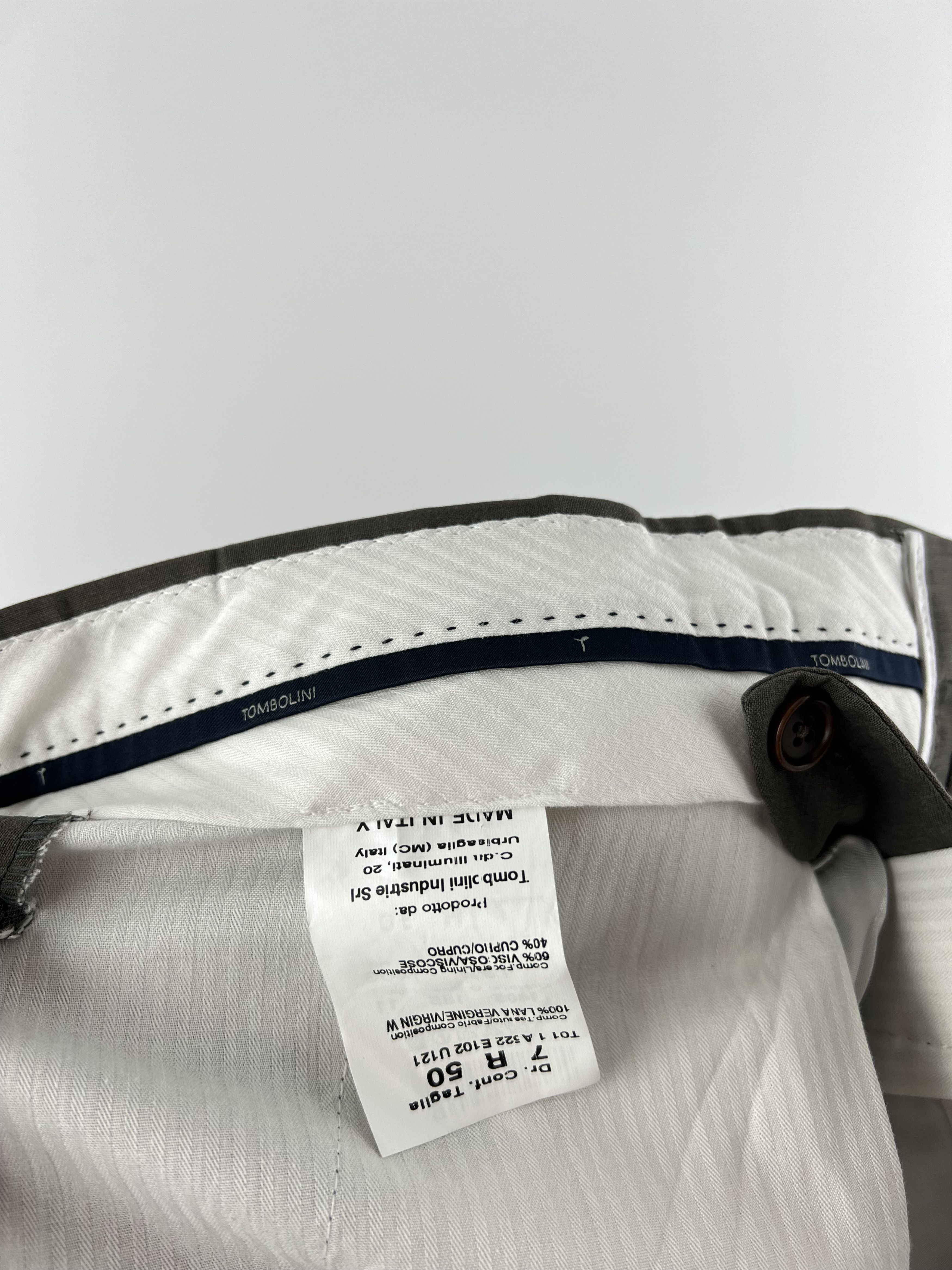 Tombolini Tombolini Wool Suit Size 50 Size 50R - 8 Thumbnail