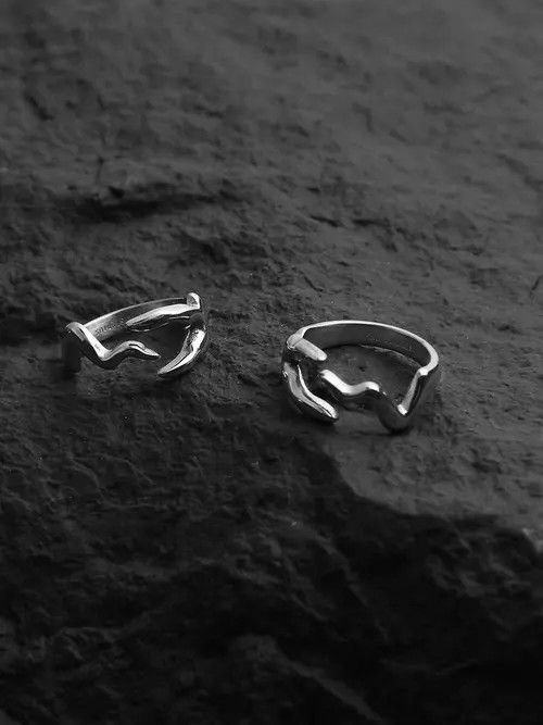 Jewelry × Vintage Retro punk rings Size ONE SIZE - 4 Thumbnail