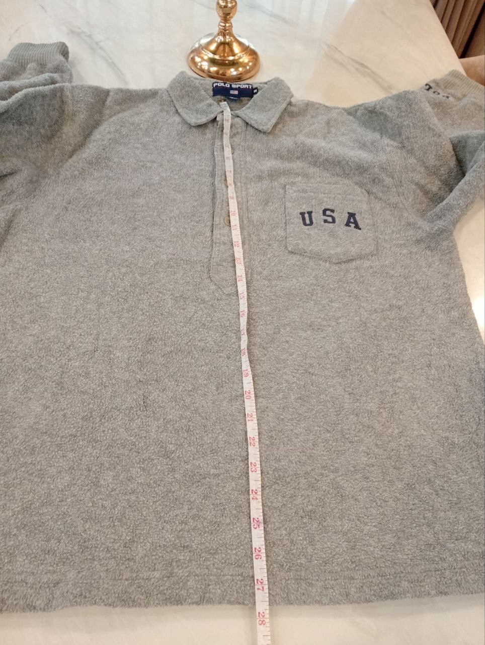 Polo Ralph Lauren VINTAGE 90S POLO SPORT RALPH LAUREN USA HALF BUTTON FLEECE Size US M / EU 48-50 / 2 - 11 Thumbnail