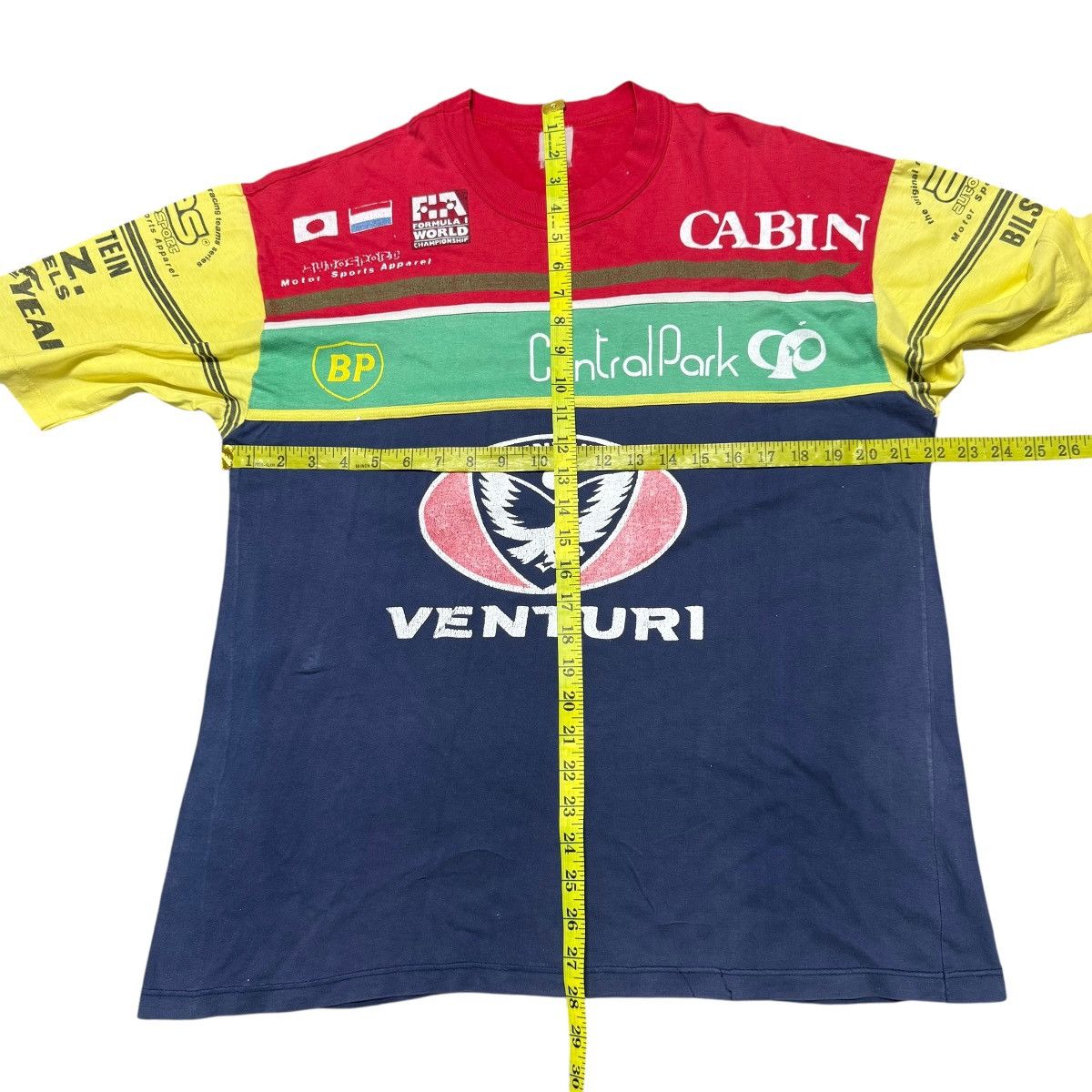 Vintage Vintage Venturi Racing Team Shirt Lamborghini Chrysler Size US M / EU 48-50 / 2 - 12 Thumbnail
