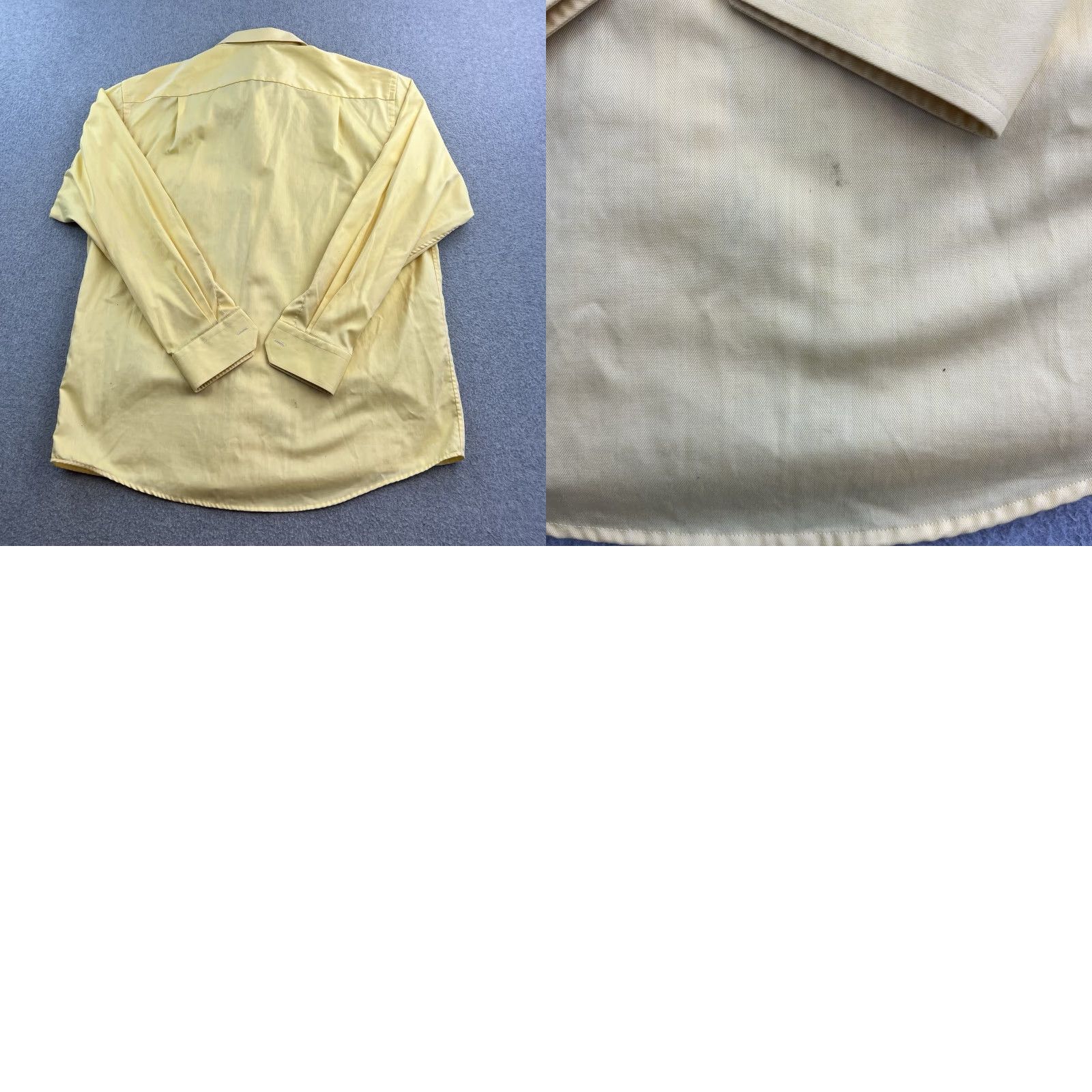 Eton Eton Dress Shirt Mens 16 Yellow Classic Long Sleeve Button Up Preppy Adult Shirt Mens Long Sleeve Yellow Color Casual Workwear 90s/style Size 42R - 9 Thumbnail