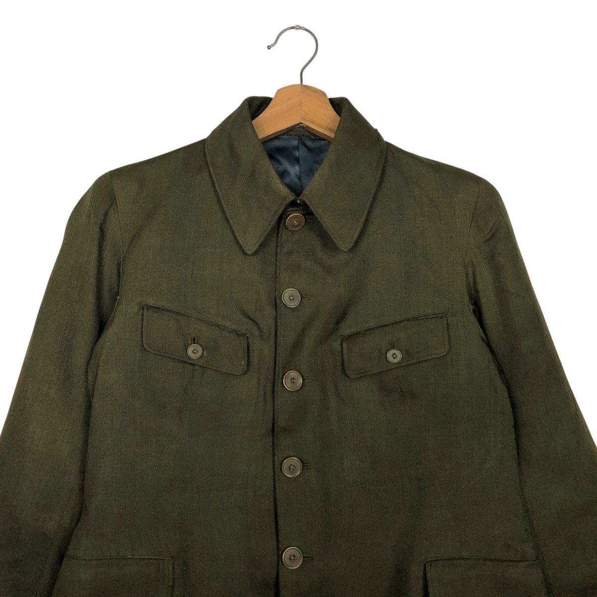 Vintage 🔥VINTAGE CHORE WORK MILITARY JACKET BUTTON BUZZ RICKSONS Size US S / EU 44-46 / 1 - 5 Thumbnail
