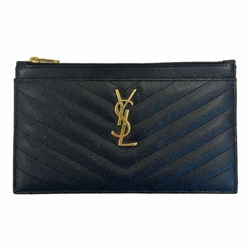 Saint Laurent Paris o1b1hav110225 Size: OS / Cassandre Matelasse Pouch in Black Size ONE SIZE - 1 Thumbnail