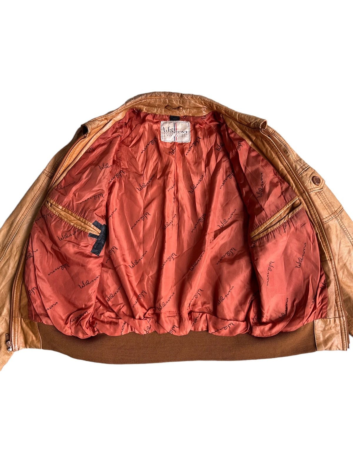 Aero Leathers 50/60s Wilson Leather Broken Horsehide Biker Leather Jacket Size US S / EU 44-46 / 1 - 9 Thumbnail