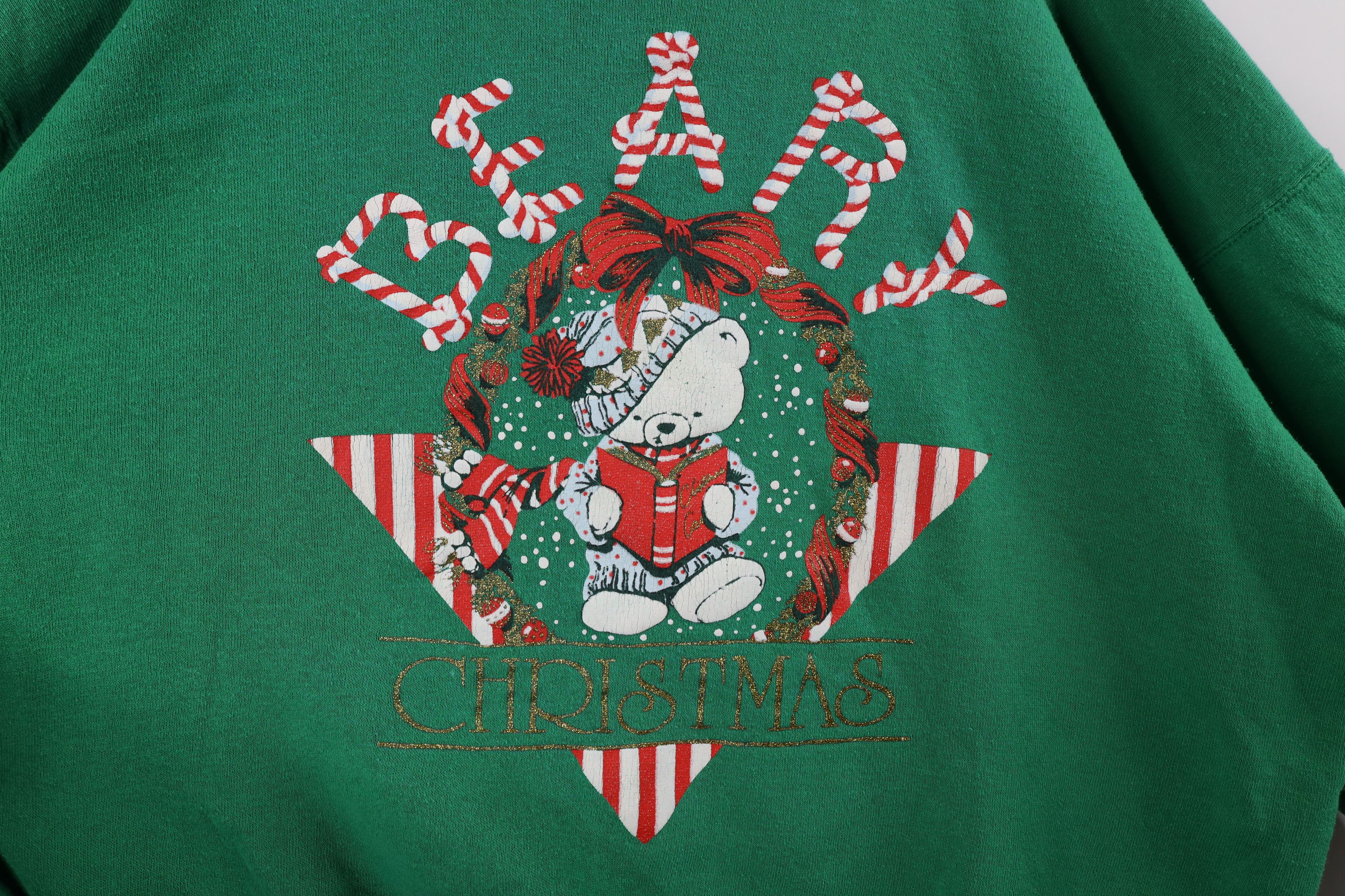 Vintage Vintage 90s Streetwear Christmas Crewneck Sweatshirt USA Size XL / US 12-14 / IT 48-50 - 4 Thumbnail