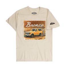 Junkfood Ford Bronco T-Shirt - Grey Large, Men's