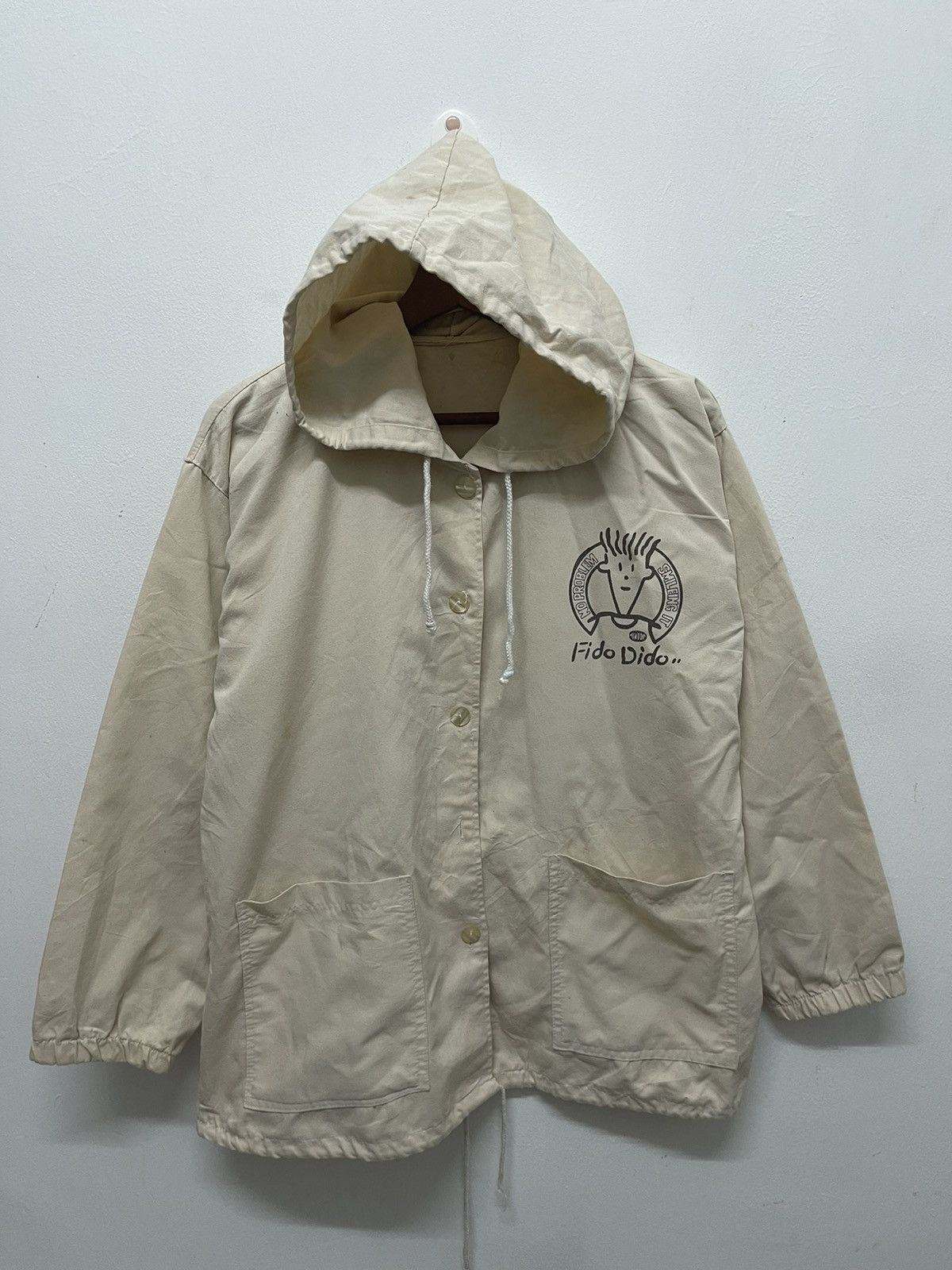 Other × Vintage VINTAGE FIDO DIDO LIGHT HOODIES JACKET BIG LOGO Size US M / EU 48-50 / 2 - 3 Thumbnail