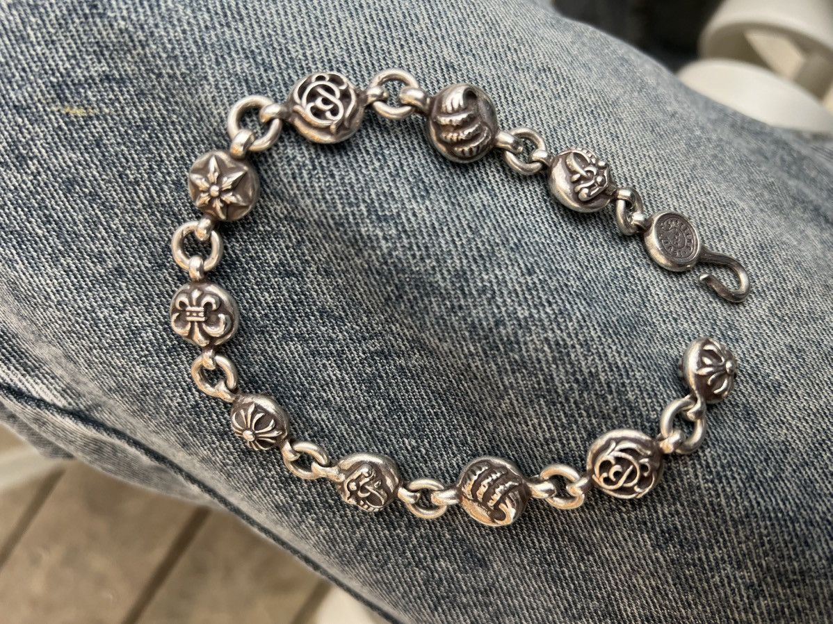Chrome Hearts Chrome Hearts Multi Ball Bracelet 11 Ball Silver Adjustable Size ONE SIZE - 9 Thumbnail