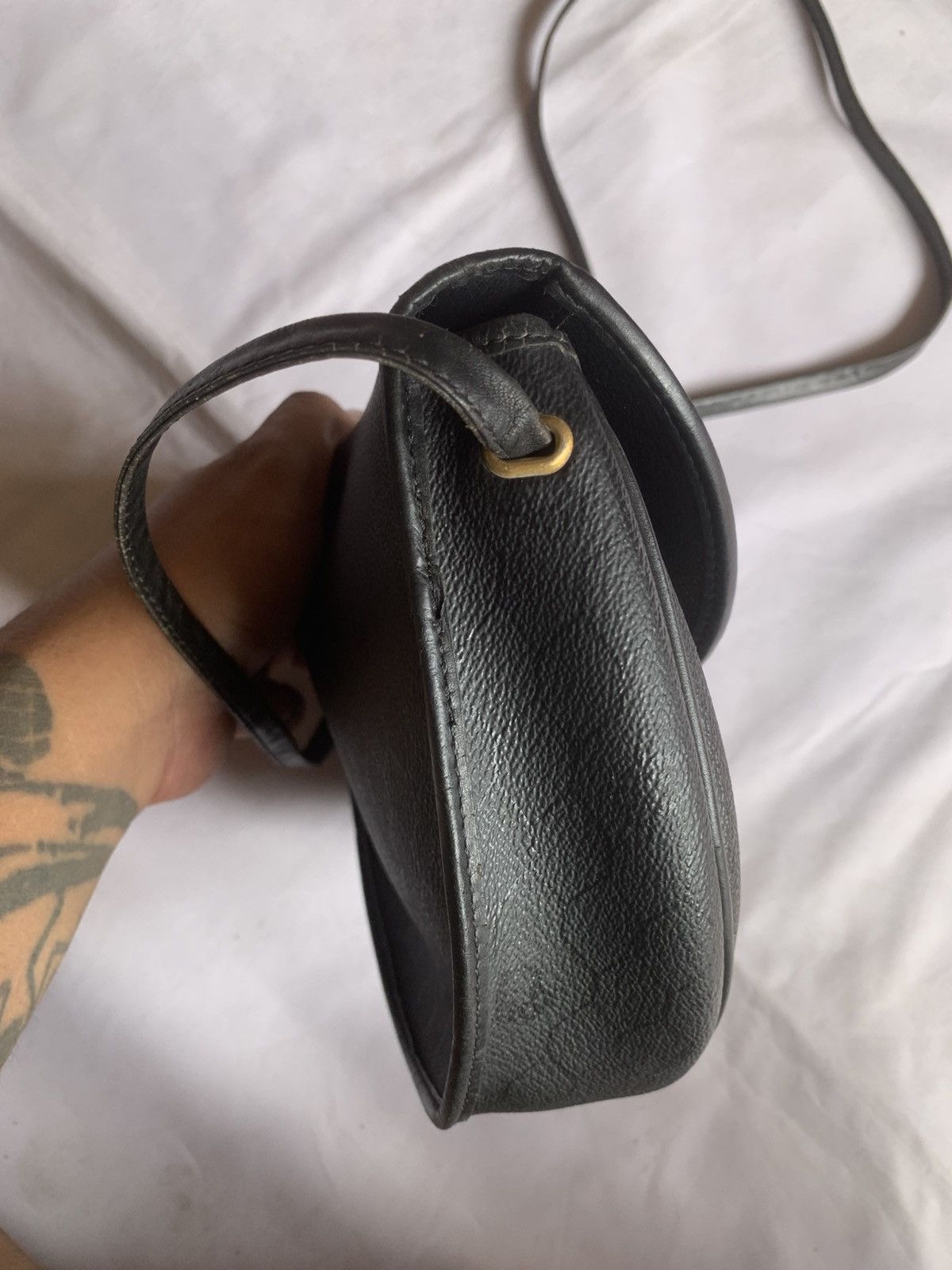 Dior Vintage Christian Dior Honeycomb Mini Crossbody Sling Bag Size ONE SIZE - 7 Thumbnail
