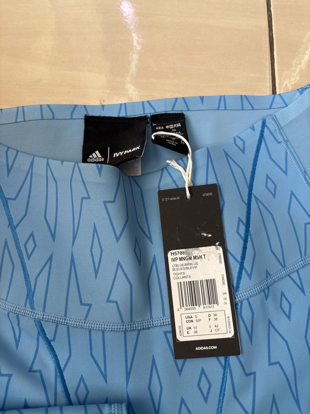 Adidas × Beyonce × Ivy Park Adidas Ivy Park Monogram Mesh Tight Size 26" / US 2 / IT 38 - 2 Thumbnail