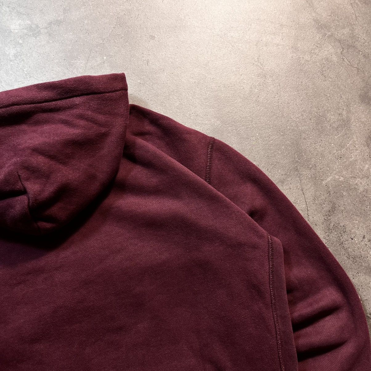 Polo Ralph Lauren Burgundy Polo Ralph Lauren Vintage Small Pony Zip Hoodie Size US M / EU 48-50 / 2 - 12 Thumbnail