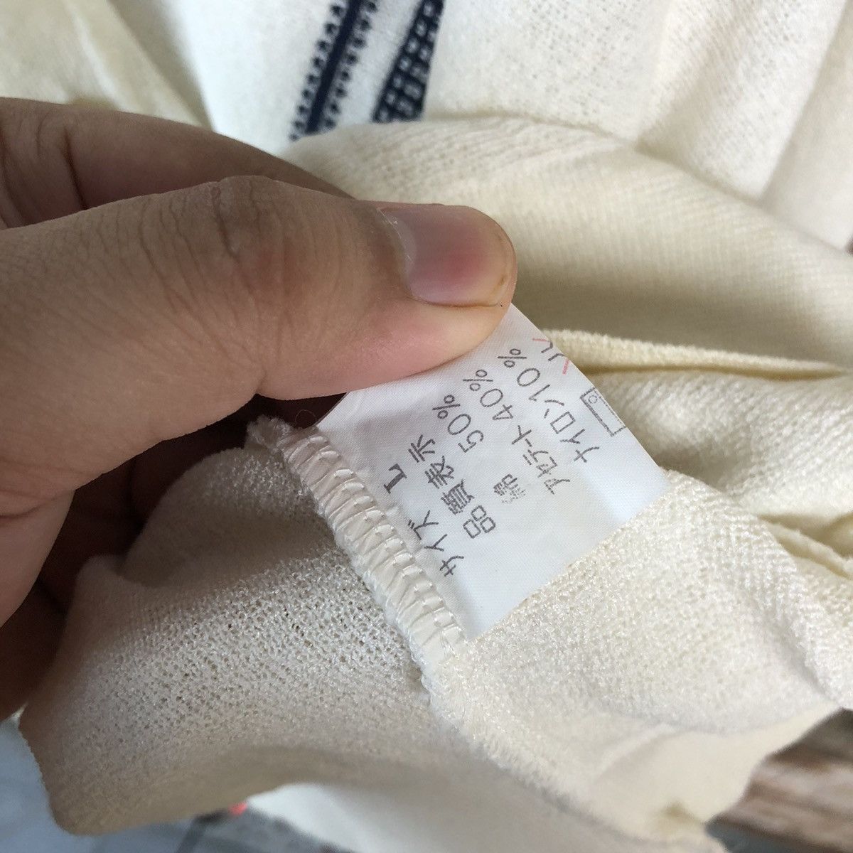 Homespun Knitwear × Japanese Brand DLL Pinnacle Alps vintage White Cardigan Knitwear #C455 Size US L / EU 52-54 / 3 - 11 Thumbnail