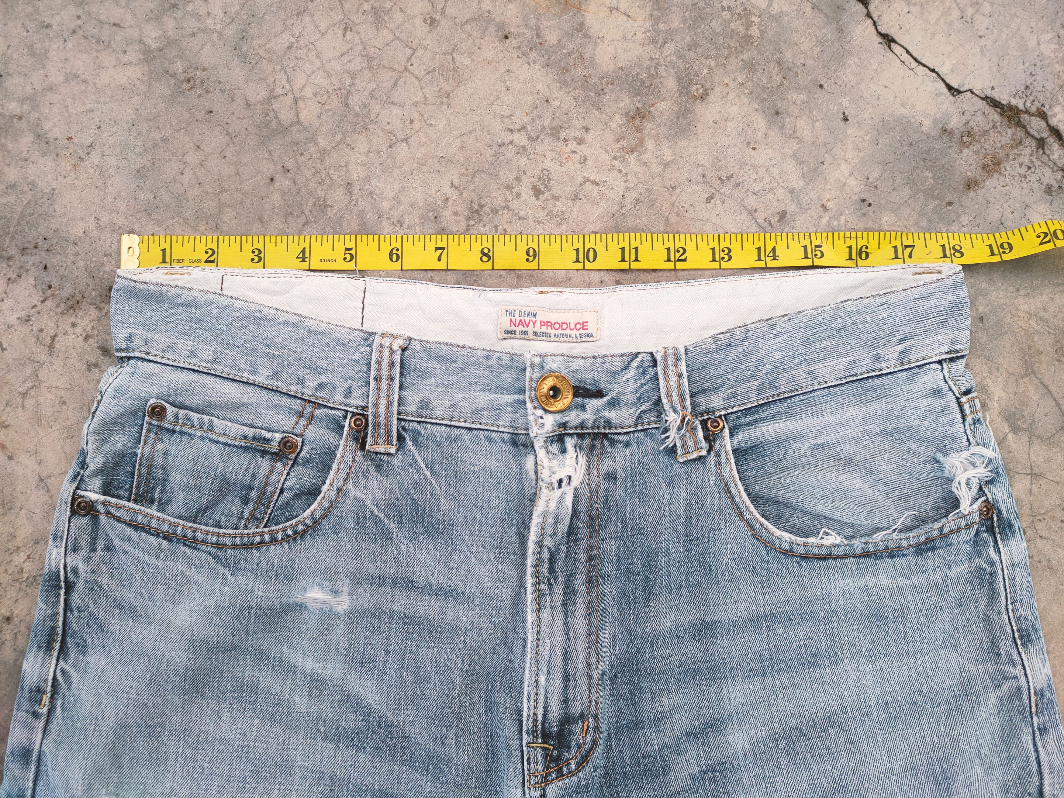 Japanese Brand VINTAGE JAPANESE FADED RIPPED JEANS DENIM PANTS Size US 36 / EU 52 - 7 Thumbnail