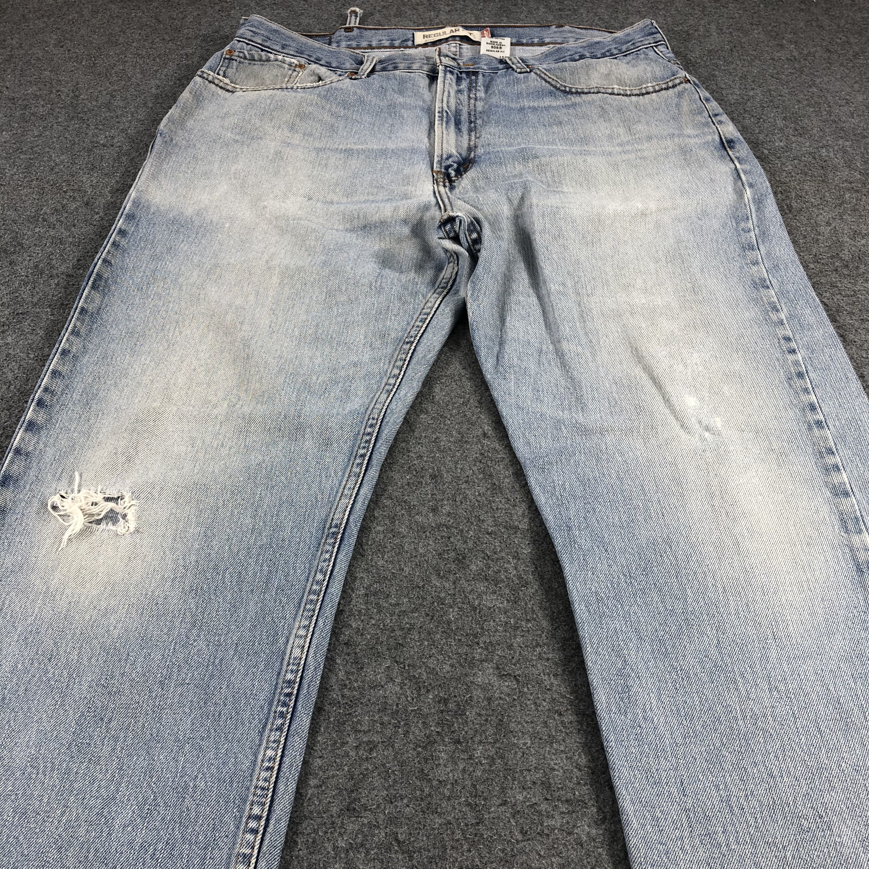 Levi's × Vintage Vintage Light Wash Levis 505 Jeans-JM1187 Size US 38 / EU 54 - 3 Thumbnail