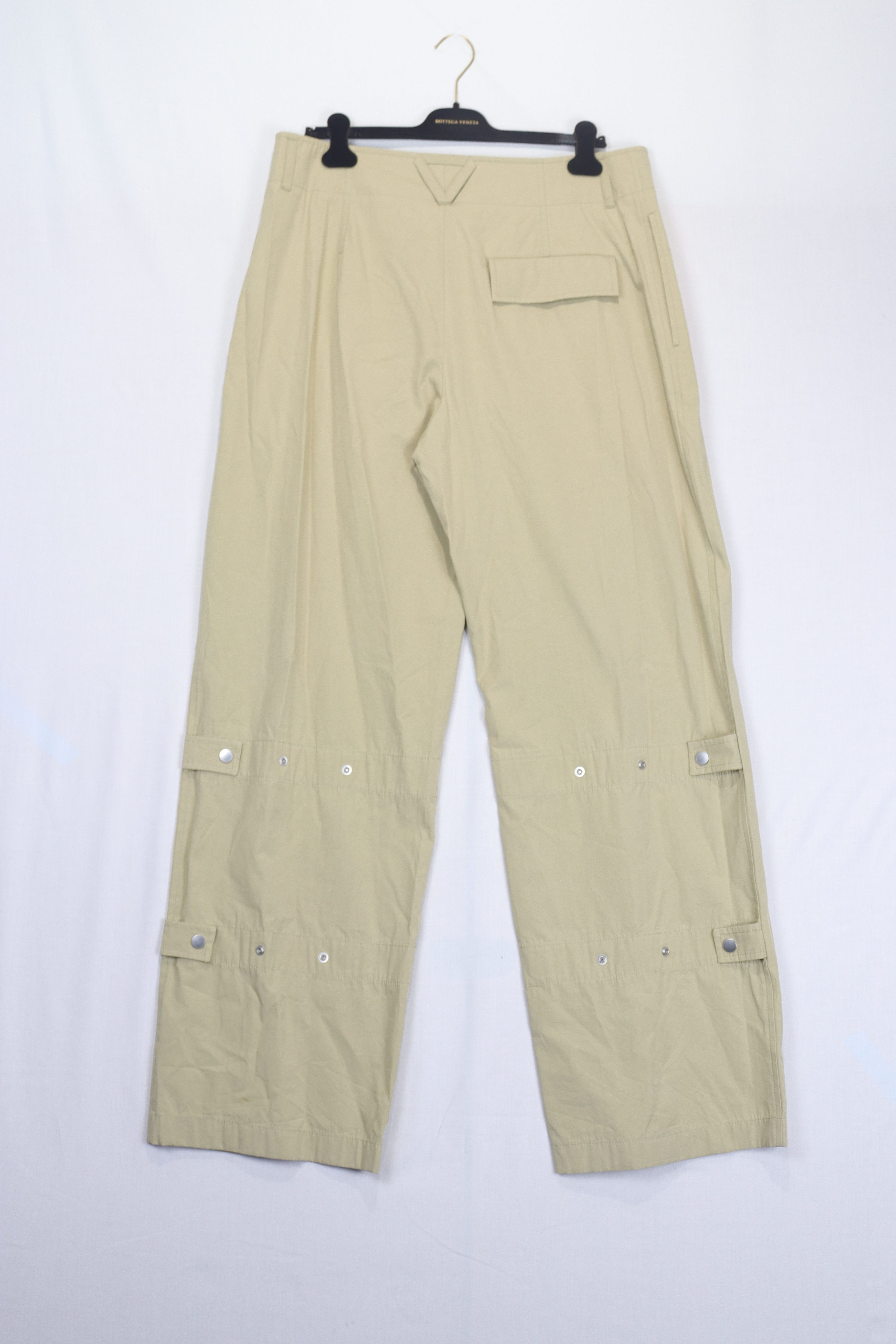 Bottega Veneta o1rshd11223 Adjust Back Stretch Pant in Beige / Travertine Size US 36 / EU 52 - 14 Thumbnail