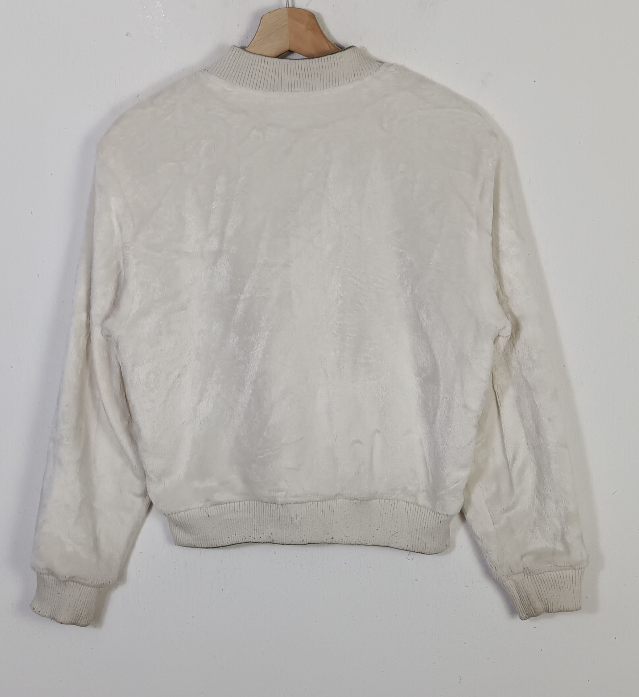 Japanese Brand Reversible🔥 Silver Sue Al Bomber Jacket Size M / US 6-8 / IT 42-44 - 4 Thumbnail