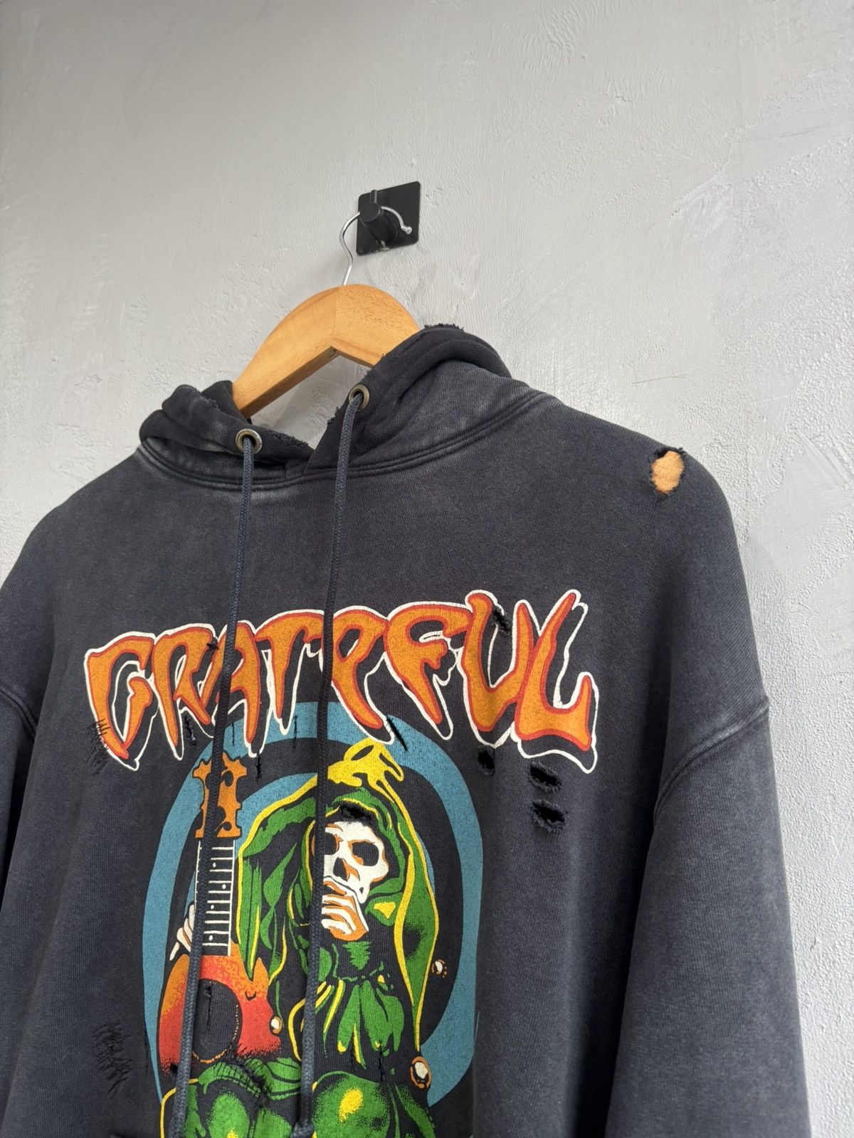 Gallery Dept. Gallery Dept rare grateful dead distressed hoodie Size US M / EU 48-50 / 2 - 6 Thumbnail