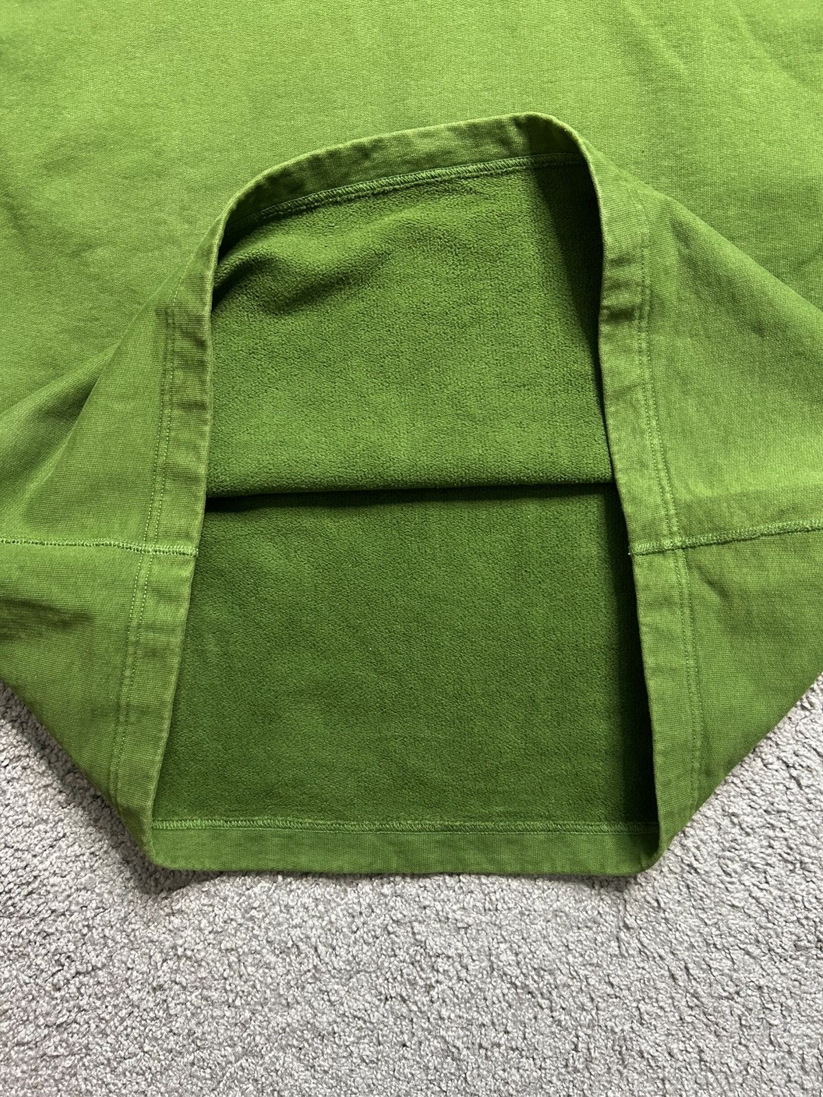 Acne Studios Acne Studios Organic Cotton Crewneck Bottle Green Oversized Size US M / EU 48-50 / 2 - 4 Thumbnail