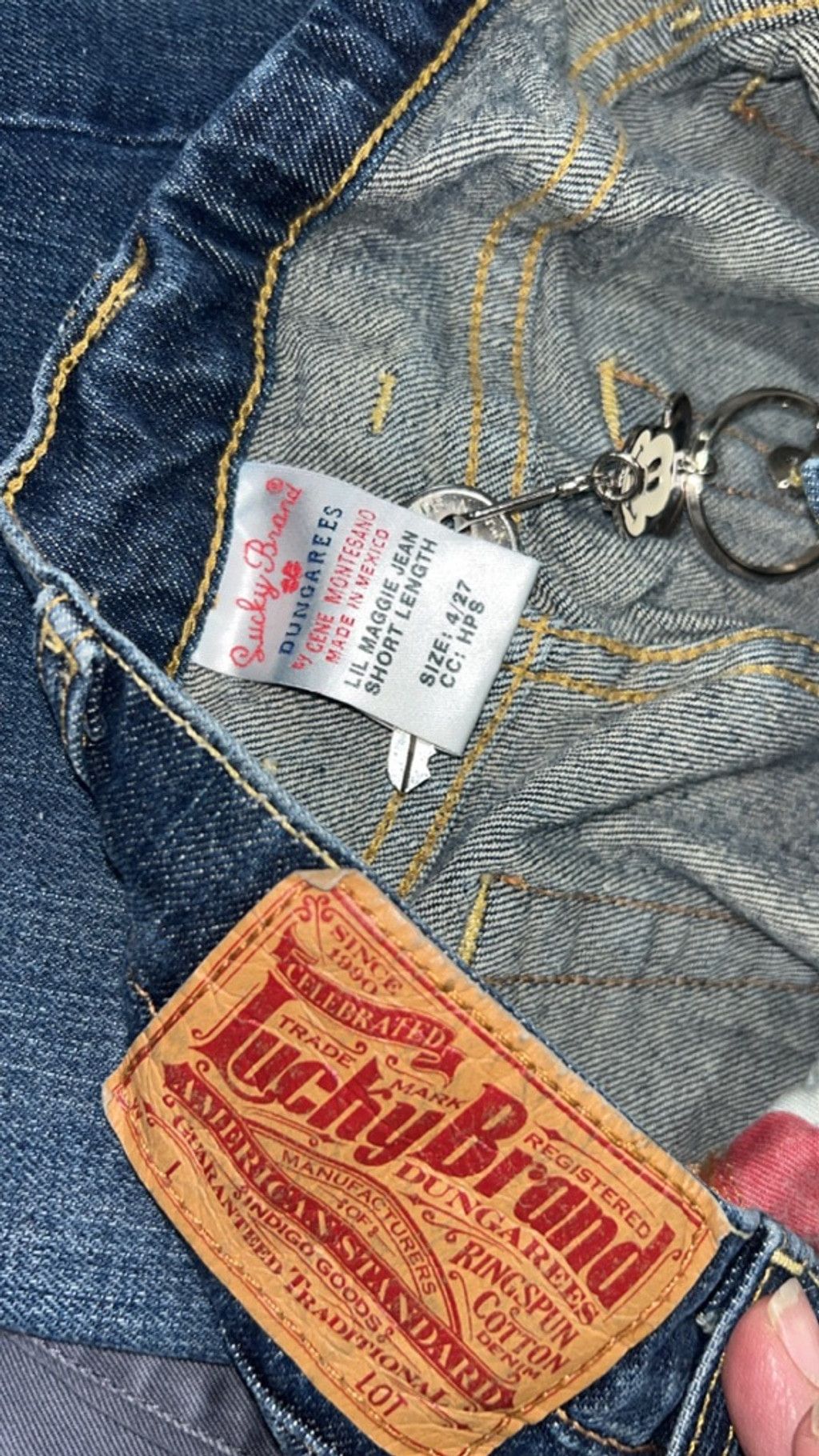 Lucky Brand Women's Lucky Brand Blue Boot Cut Jeans Size 4/27 lil Maggie Size 27" / US 4 / IT 40 - 5 Thumbnail