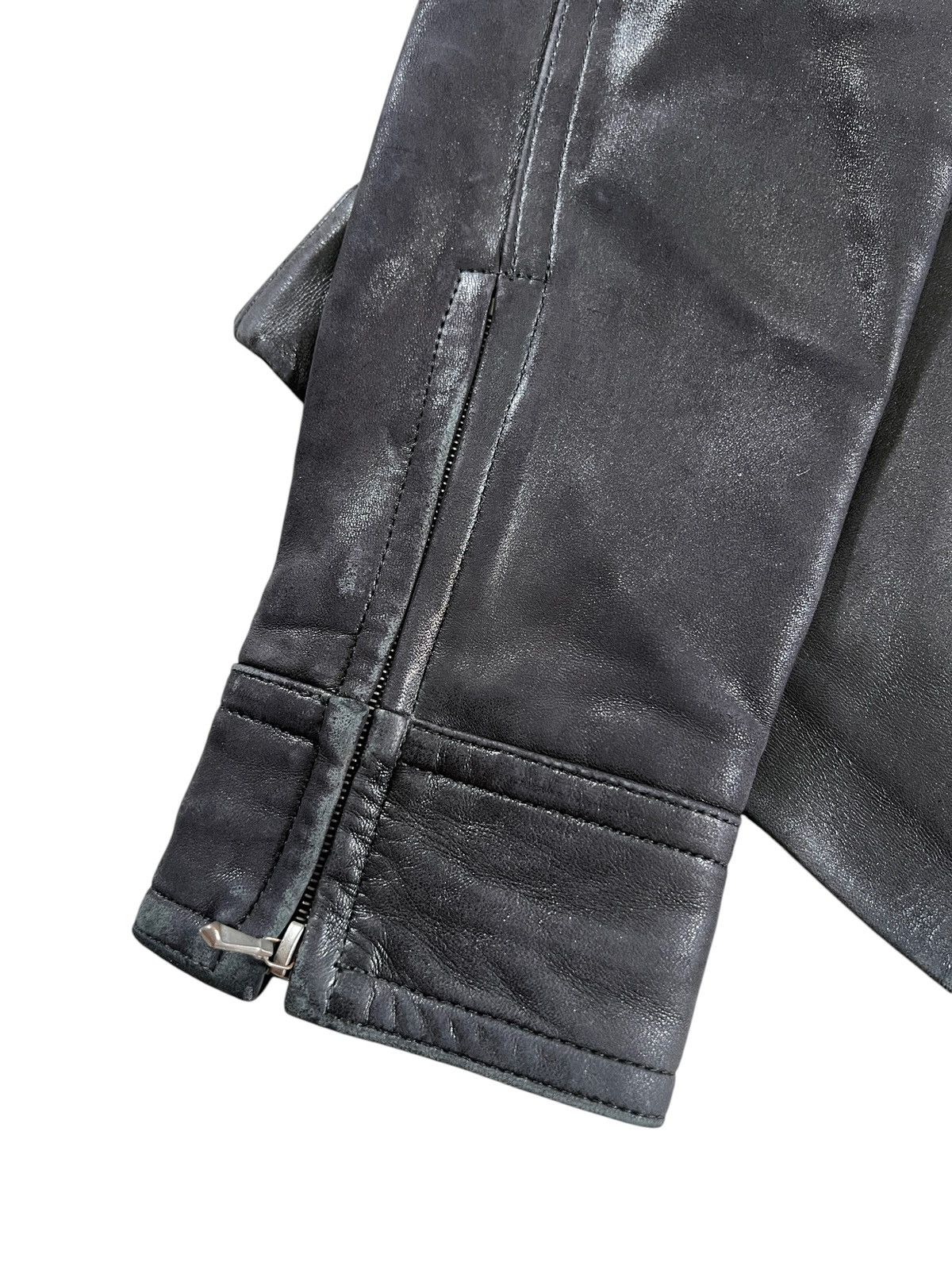 agnes b. Vintage Agnes B. Sheepskin Leather Riding Jacket Size S / US 4 / IT 40 - 5 Thumbnail