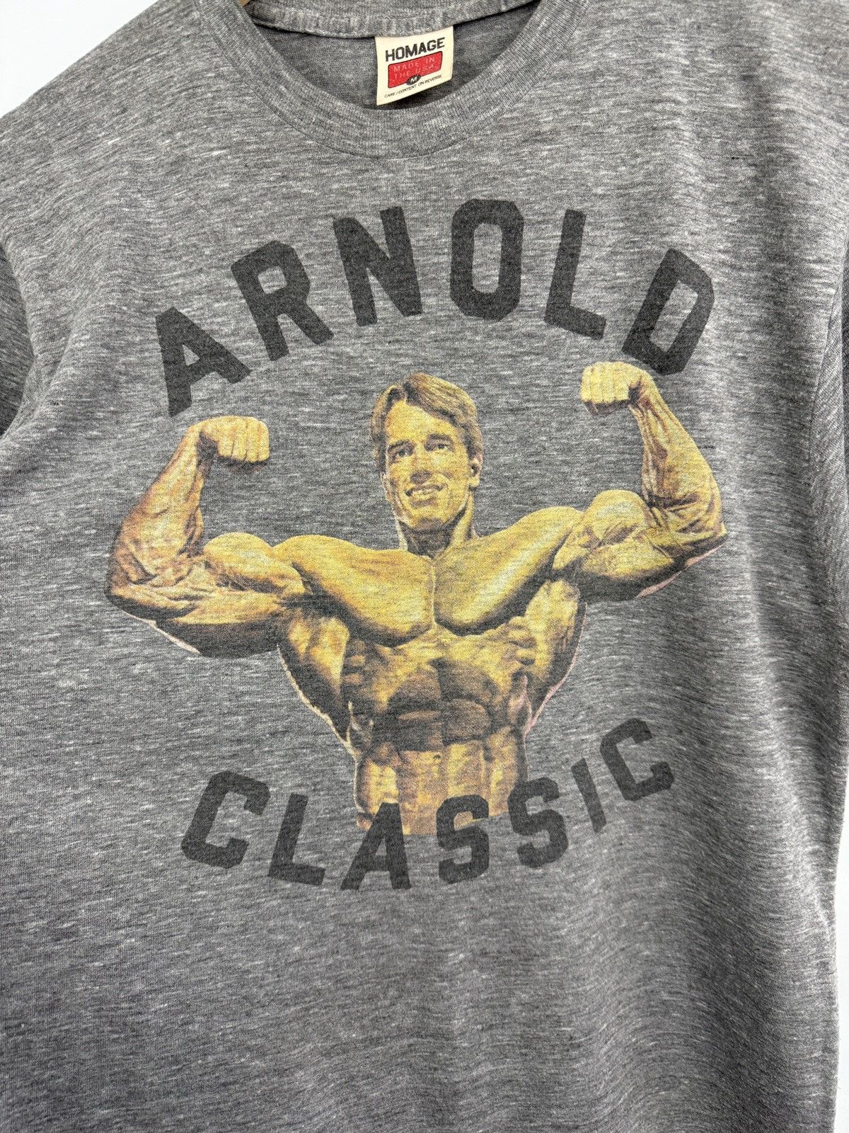 Homage 🇺🇸 Vintage 90s Arnold Schwarzenegger Arnold Classic T-Shirt. Size US M / EU 48-50 / 2 - 4 Thumbnail