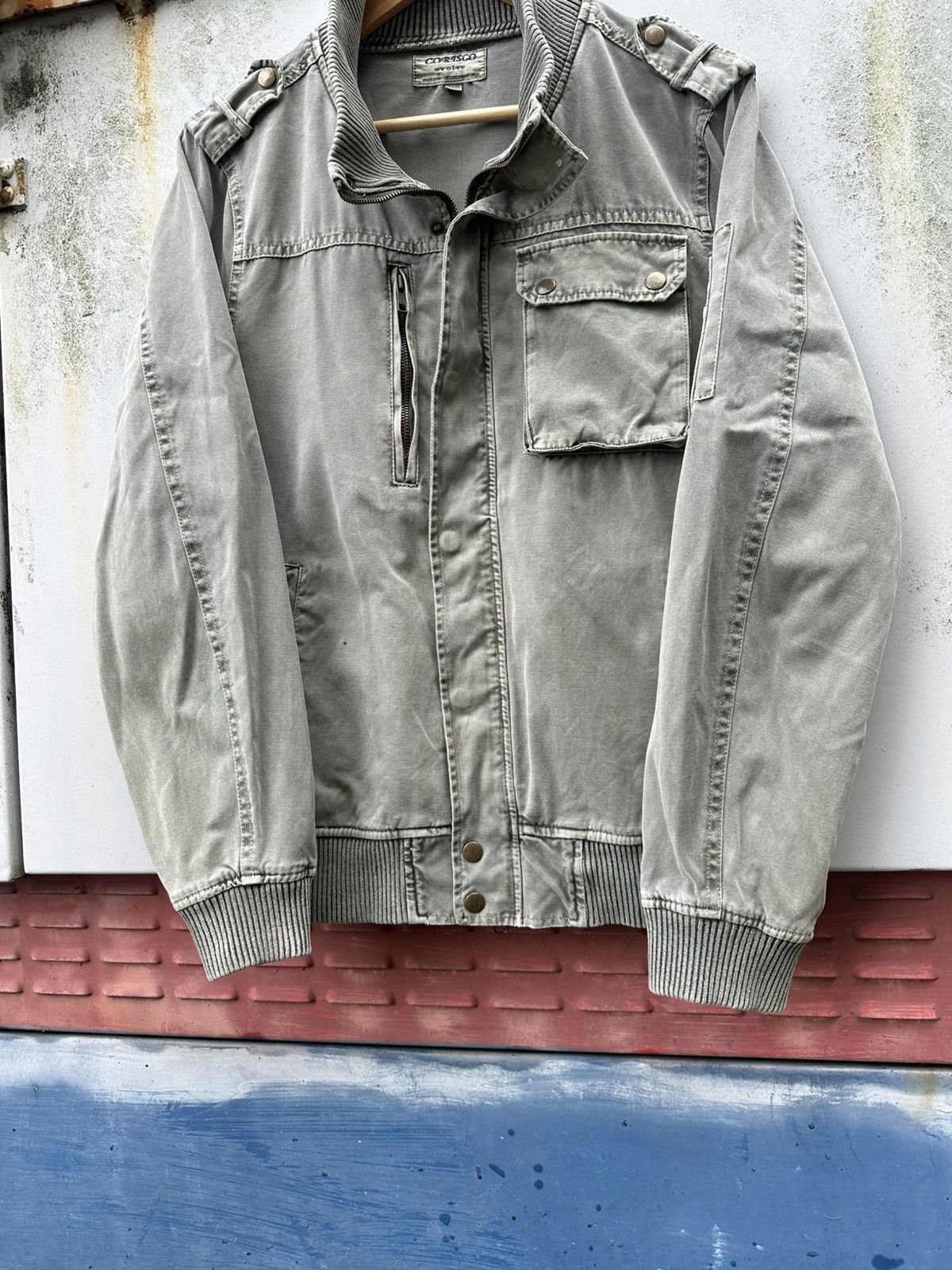 Vintage 👹Vintage Faded Corisso Military Utility Jacket Size US M / EU 48-50 / 2 - 5 Thumbnail