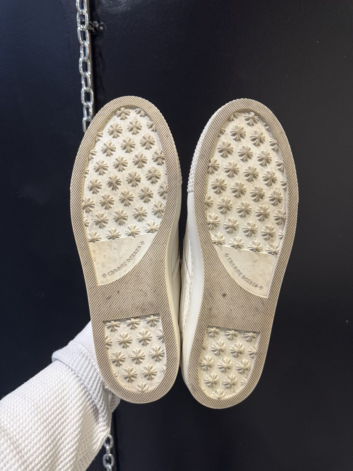 Chrome Hearts Chrome Hearts Leather Slip on shoes white Size US 7 / EU 40 - 7 Thumbnail