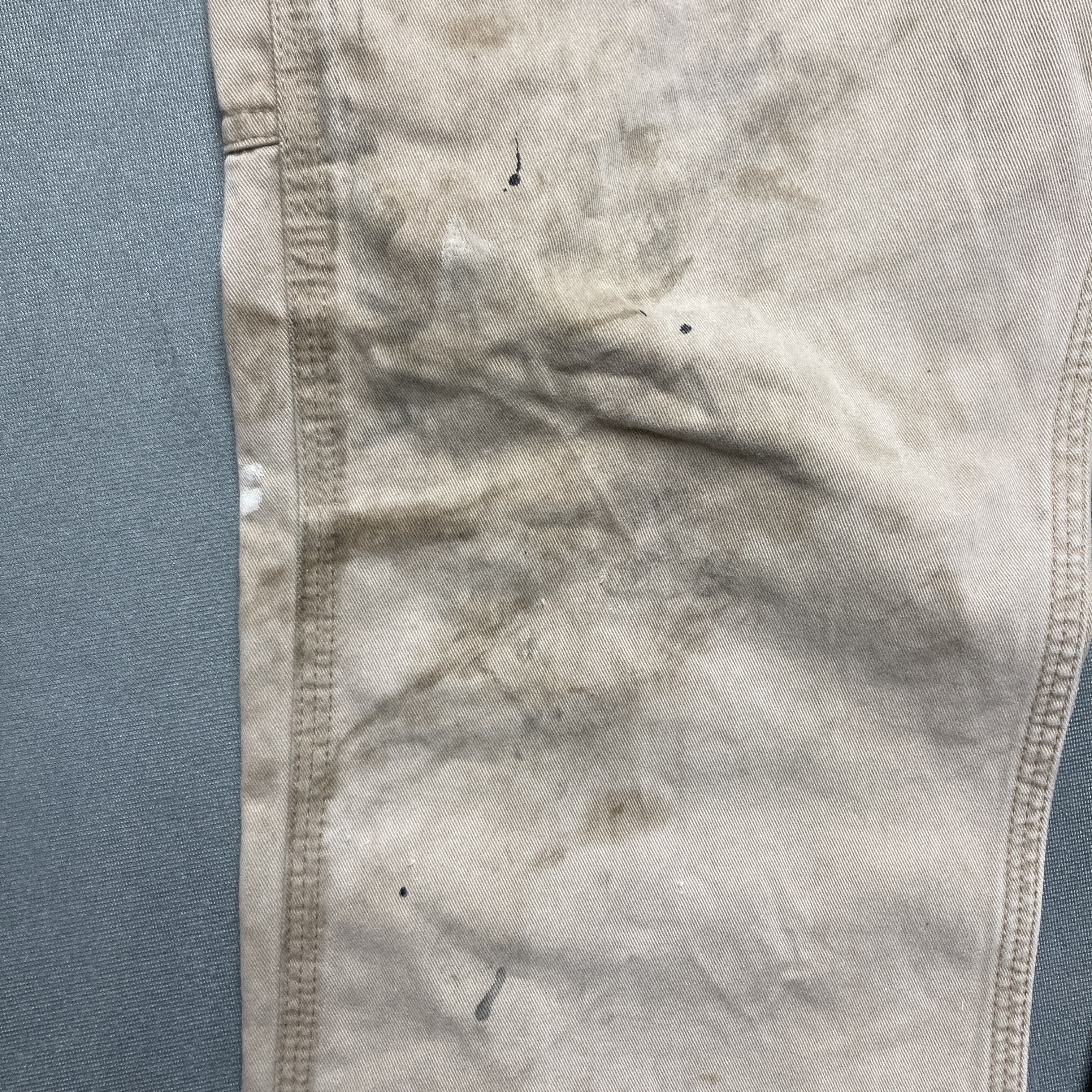Carhartt Carhartt B324 Field Khaki Washed Twill Carpenter Pants 32x30 Size US 32 / EU 48 - 8 Thumbnail