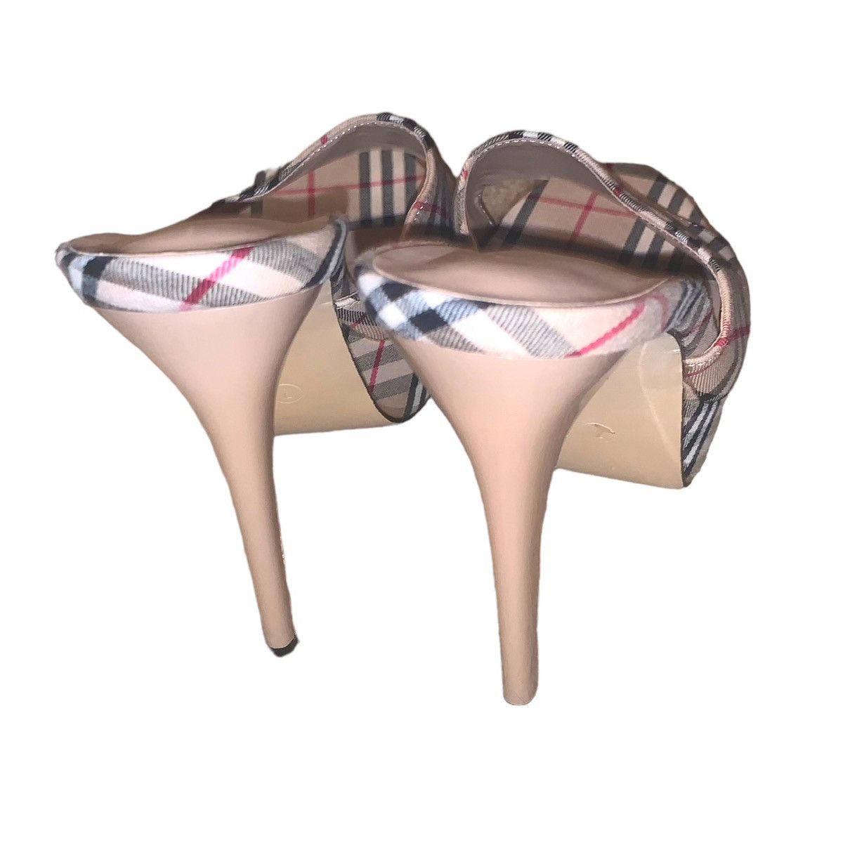 Vintage Vintage y2k style stiletto platform plaid heels Size US 7 / IT 37 - 3 Thumbnail