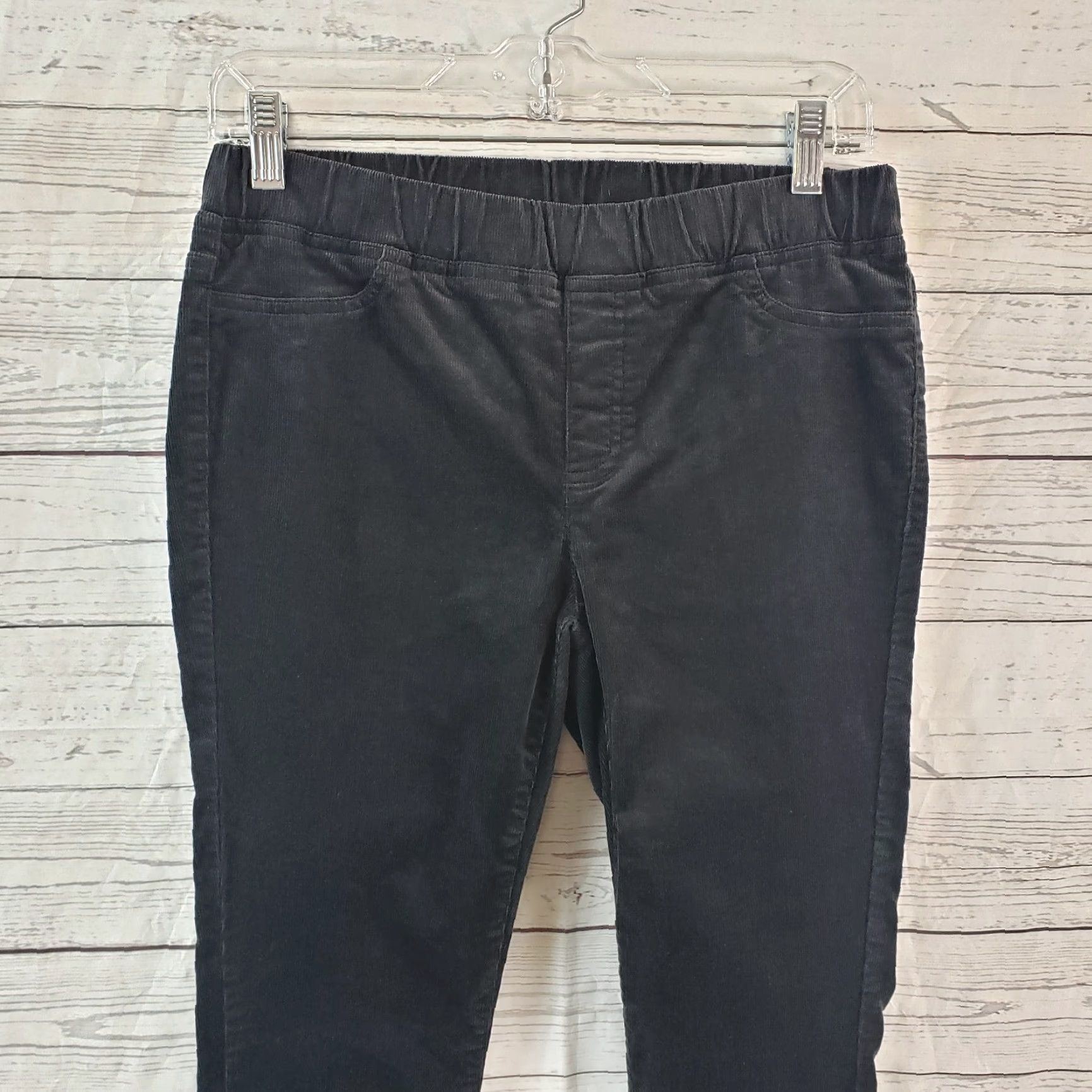 Eileen Fisher Eileen Fisher Womens Pants Skinny Corduroy 2XS Gray Mid Rise Pull On Size 24" / US 00 / IT 34 - 2 Thumbnail