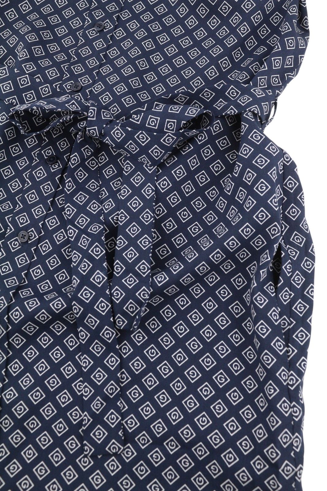 Gant ICON WEAVE SHIRT EU34 Marine Belted Dress 87730 Size XS / US 0-2 / IT 36-38 - 7 Thumbnail