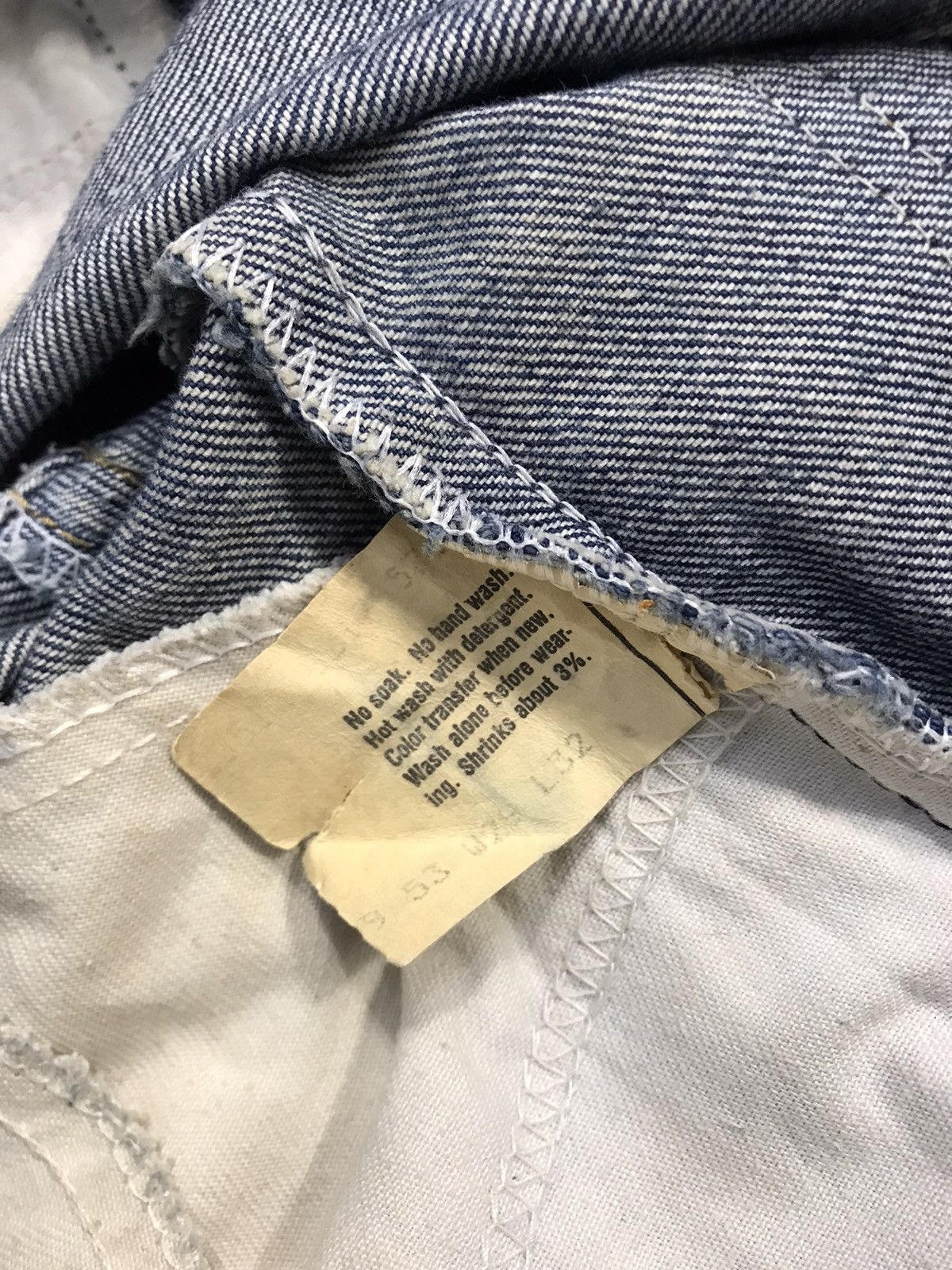 Levi's Vintage Clothing Levi's 70s 80s Orange Tab Unisex Denim Jeans Size US 27 - 9 Thumbnail