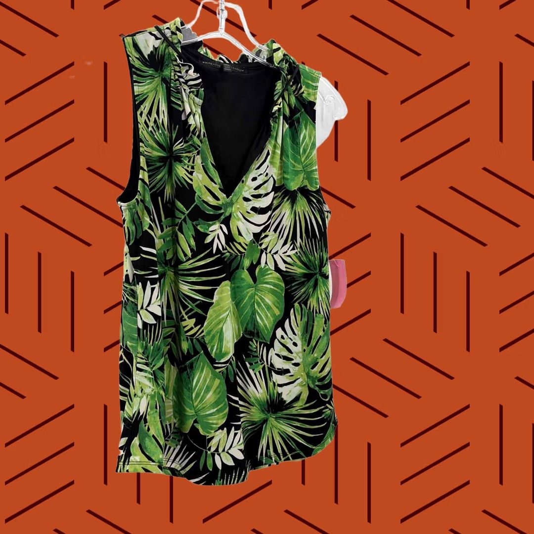 Vintage WHBM Green Tank Top XS Size XS / US 0-2 / IT 36-38 - 1 Thumbnail