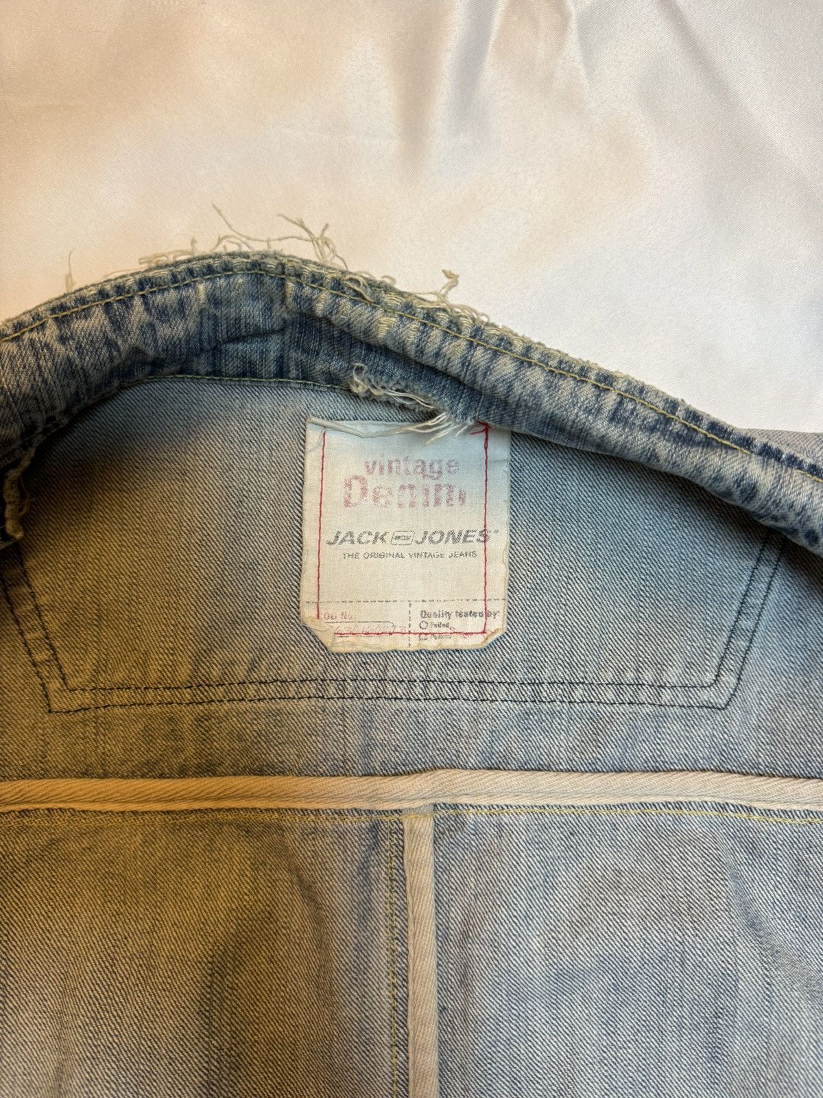 Jack & Jones Vintage Biker Denim Jacket Size US M / EU 48-50 / 2 - 6 Thumbnail
