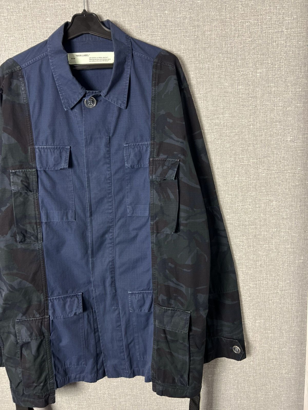 Off-White Off White Camo Sleeve Field Jacket Arrows Print Virgil Abloh Size US XL / EU 56 / 4 - 14 Thumbnail