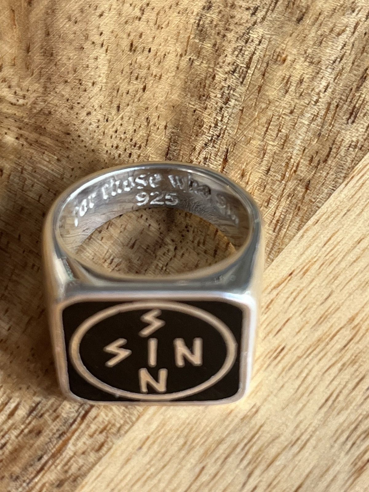 For Those Who Sin For Those Who Sin Sterling Silver Ring 2019 Size ONE SIZE - 5 Thumbnail