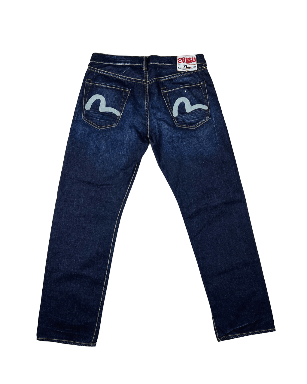 image of Evisu Denim Jeans 34 in Navy, Men's