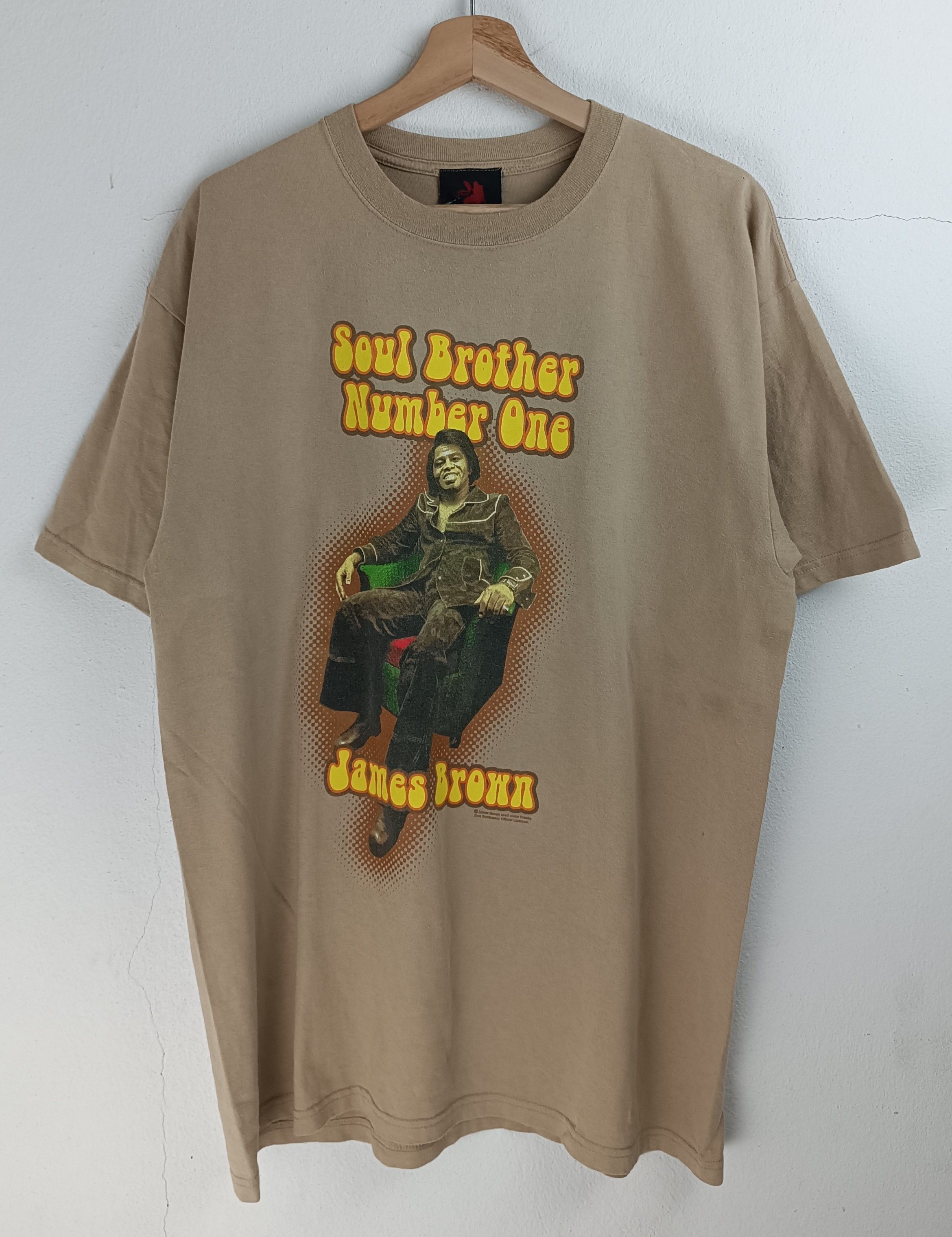 Rap Tees VINTAGE 2000s JAMES BROWN SOUL BROTHER aretha stevie berry Size US L / EU 52-54 / 3 - 3 Thumbnail