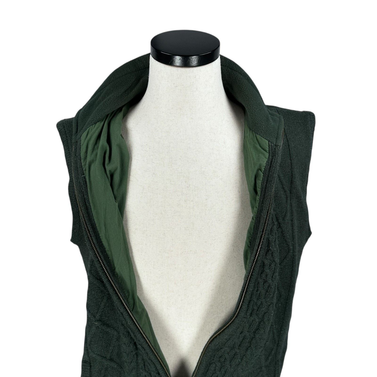 Carraig Donn Carraig Donn Sweater Vest Men’s Large Green Full Zip Wool Size US L / EU 52-54 / 3 - 4 Thumbnail