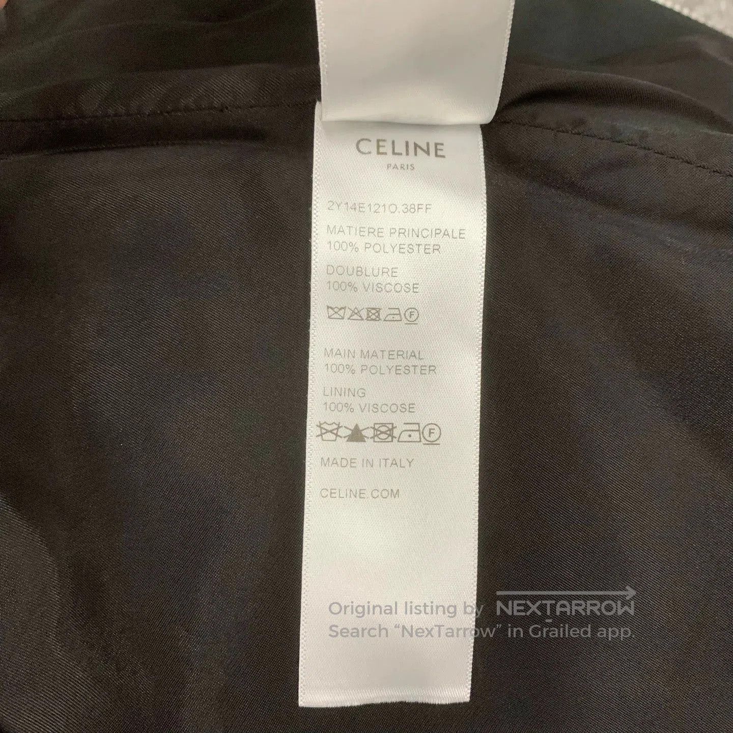 Celine celine black embroidered logo jacket size l. Size US L / EU 52-54 / 3 - 7 Thumbnail