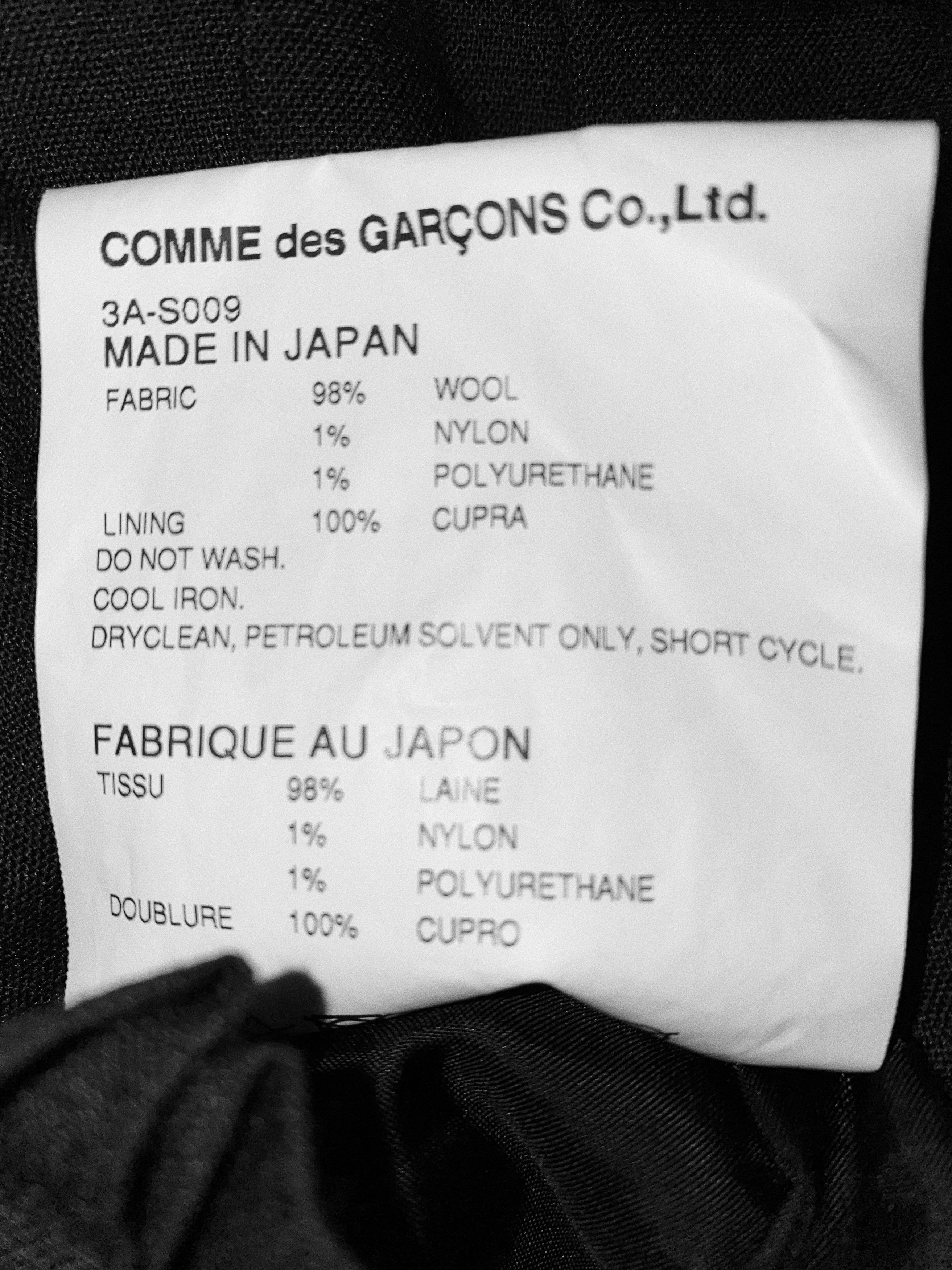 Comme des Garcons RARE Comme des Garçons Noir Kei Ninomiya Pleated Wool Skirt Size 25" / US 0 / IT 36 - 3 Thumbnail