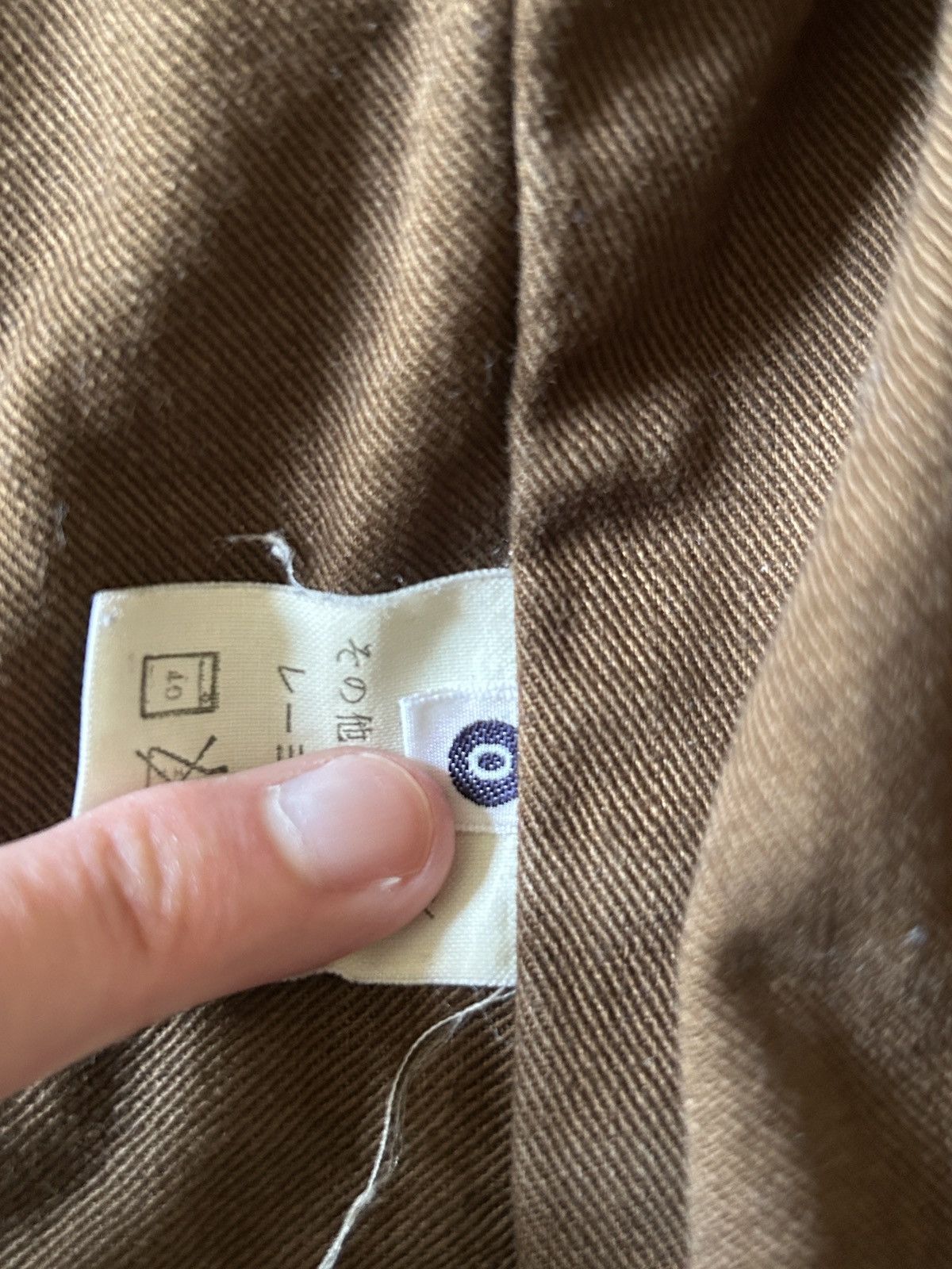 Kapital KAPITAL RARE Brown Fur Fleece Detail Denim Racer Jacket Size US XXS / EU 40 - 4 Thumbnail