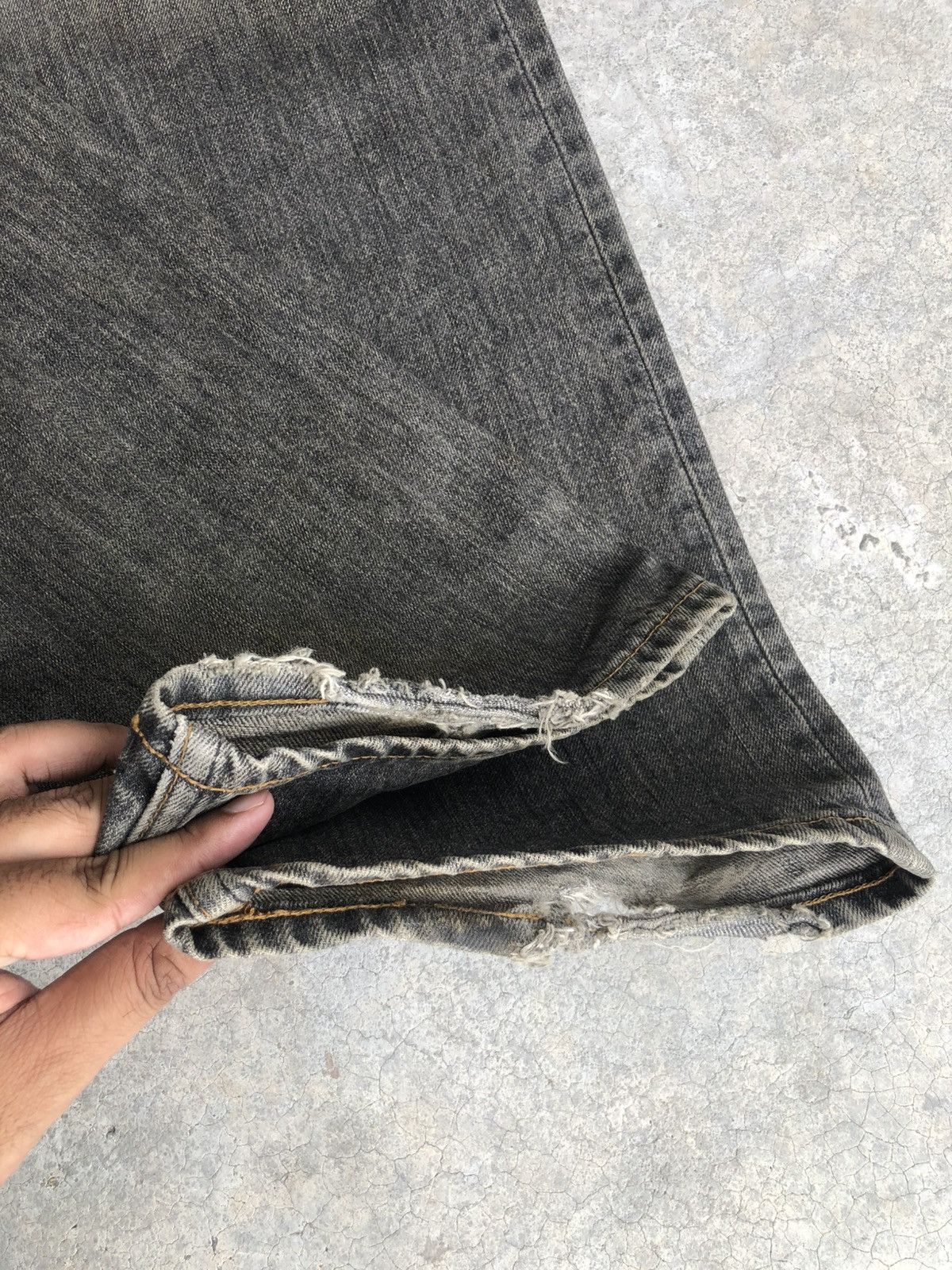 Vintage Mudwash Levis 503 Distressed Jeans Size US 32 / EU 48 - 13 Thumbnail