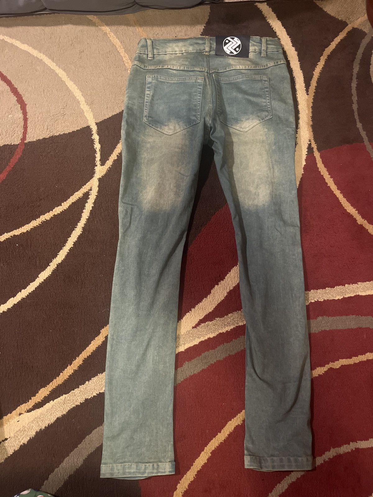 Designer Archive Stranger2standards - Green Denim Size US 30 / EU 46 - 4 Thumbnail