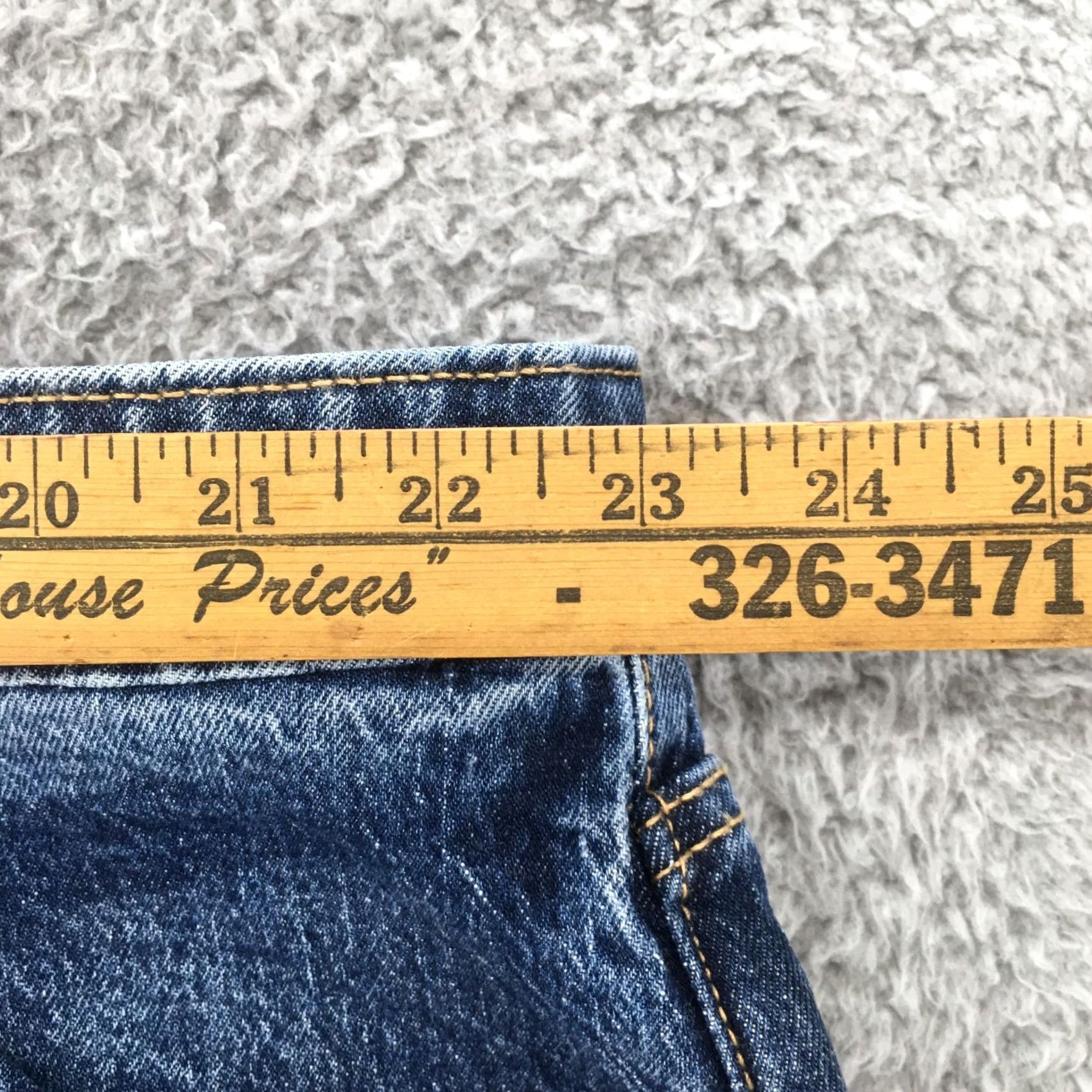 Vintage Universal Thread Jeans Bootcut Womens 24W Blue Denim High Rise Zip NEW Size 42" / US 20 - 5 Thumbnail