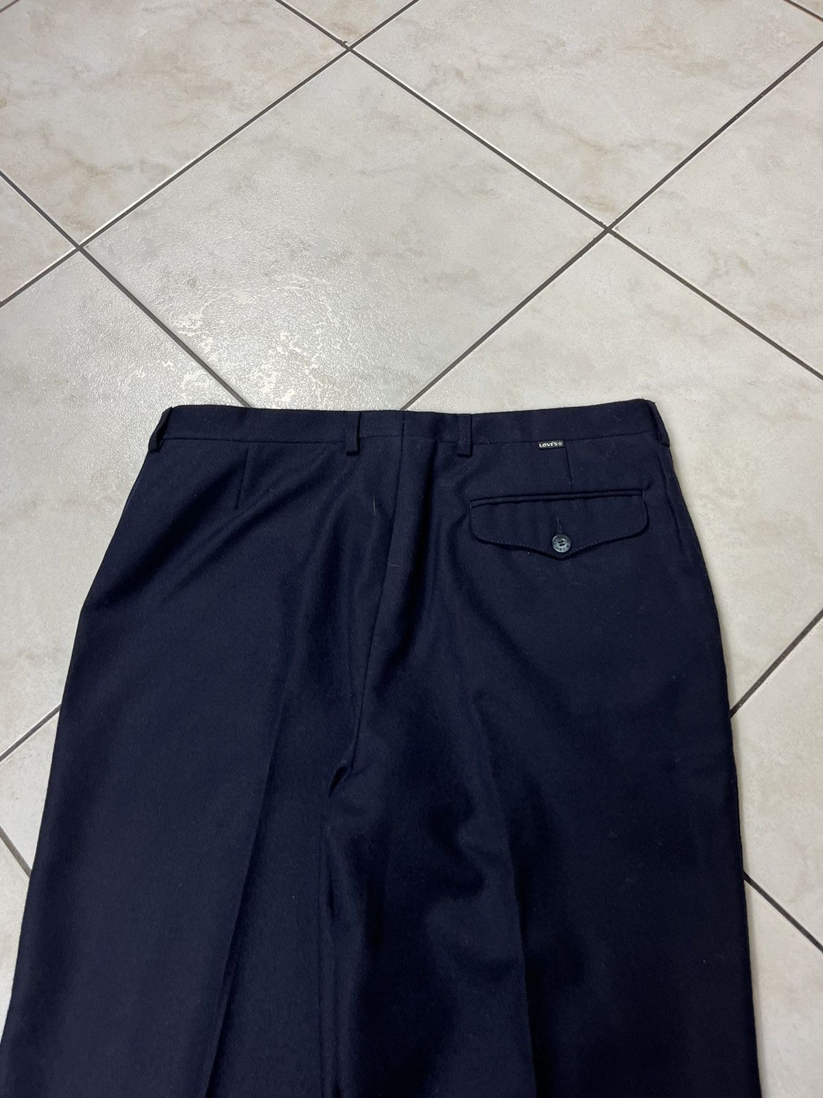 Levi's × Levi's Vintage Clothing × Vintage Vintage Levi’s 70s wool crease classic pants casual trousers Size US 34 / EU 50 - 14 Thumbnail