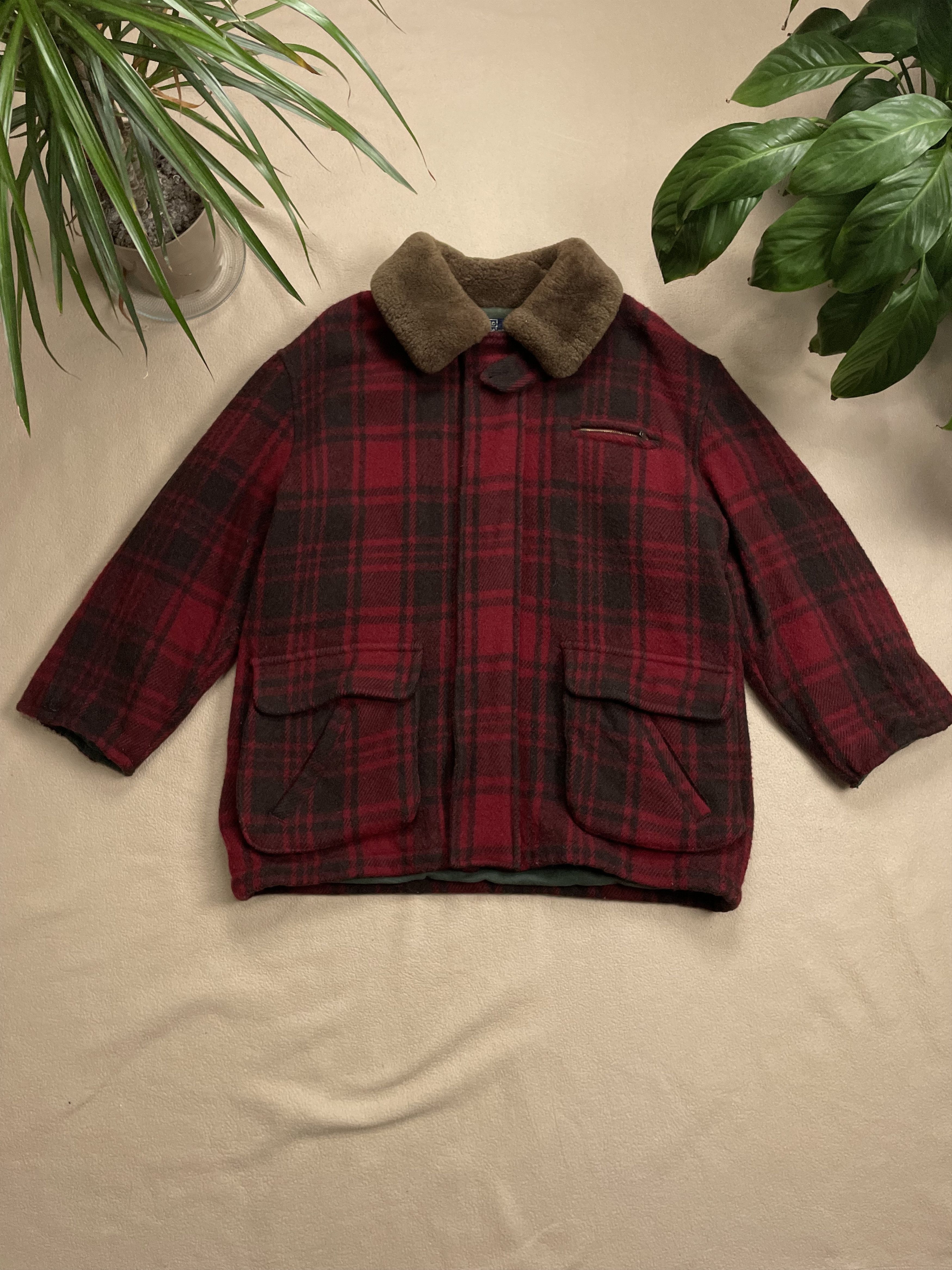 Polo Ralph Lauren Polo Ralph Lauren Wool Checked Zip Coat Made In USA Size L Size US L / EU 52-54 / 3 - 1 Thumbnail
