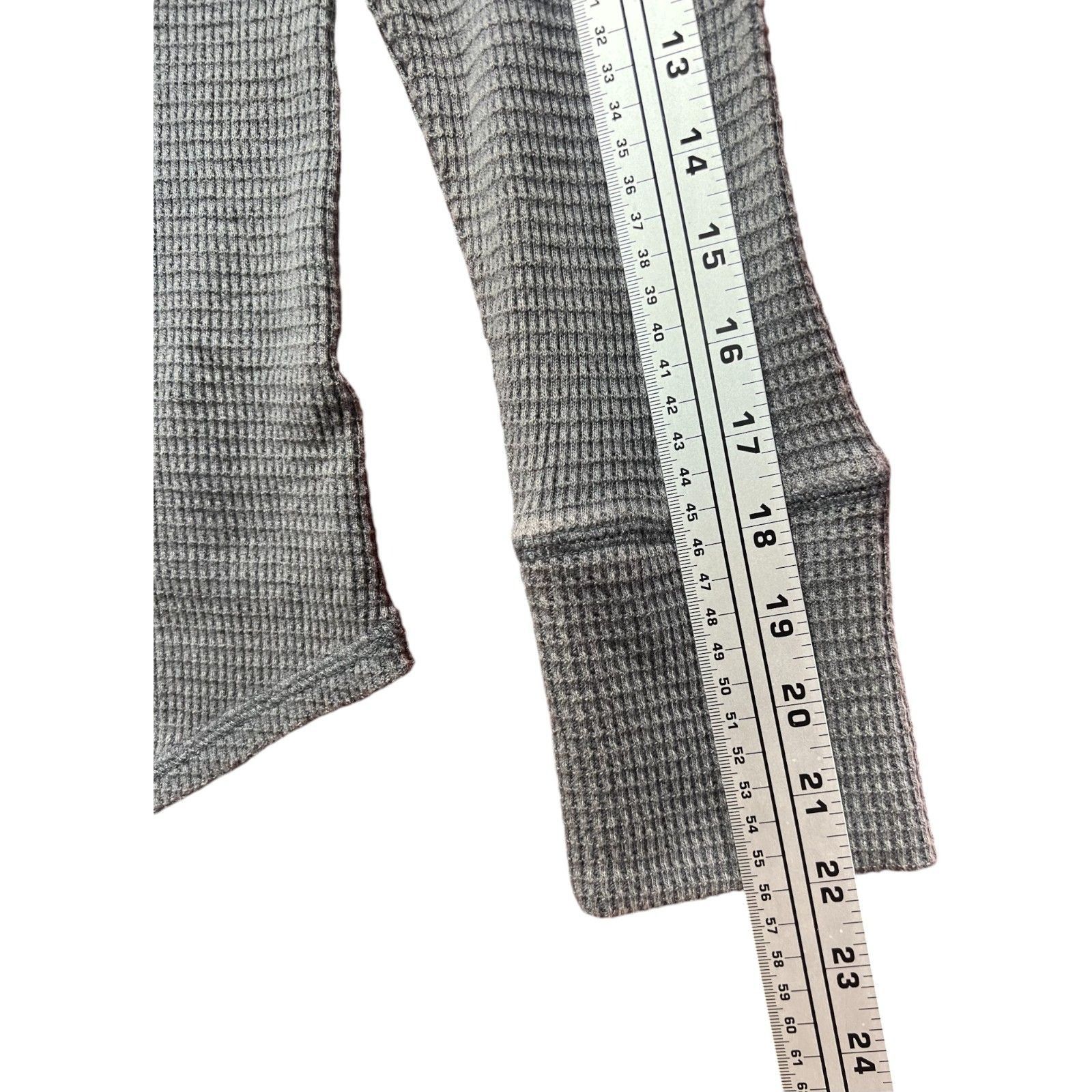 Other Knox Rose - Women's Long Sleeve Notch Neck Thermal Top - Dar Size M / US 6-8 / IT 42-44 - 9 Thumbnail